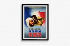 1941 original poster Trois couleurs, un drapeau, un empire by Eric