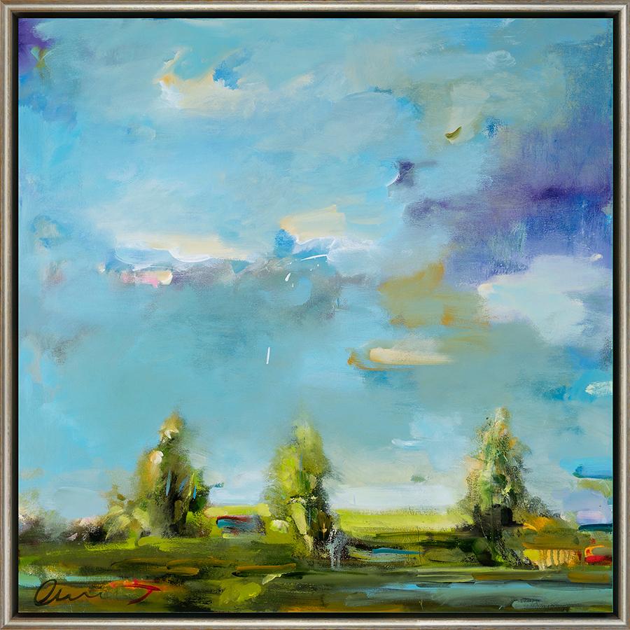 Eric Abrecht Landscape Painting - Oncoming