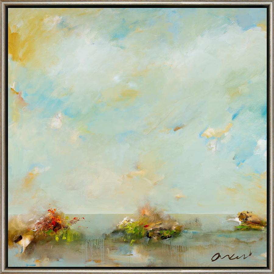 Eric Abrecht Abstract Painting - Placid Tide