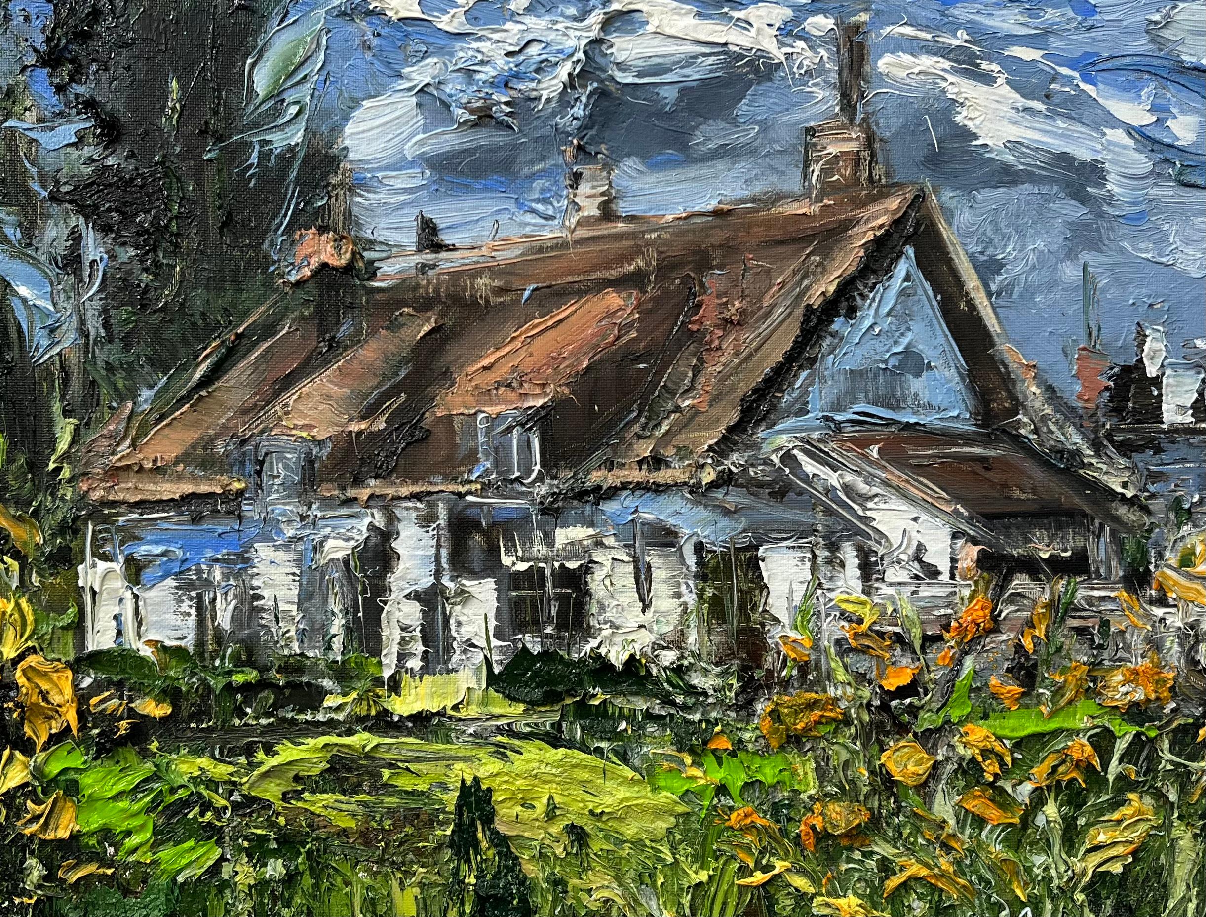 House with Garden, Oil Painting 1