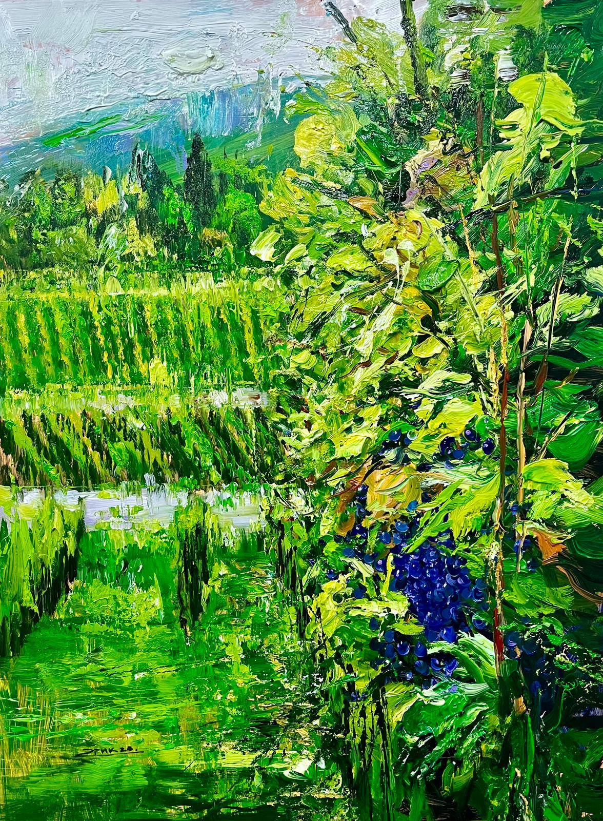 Eric Alfaro Landscape Painting - Vineyard