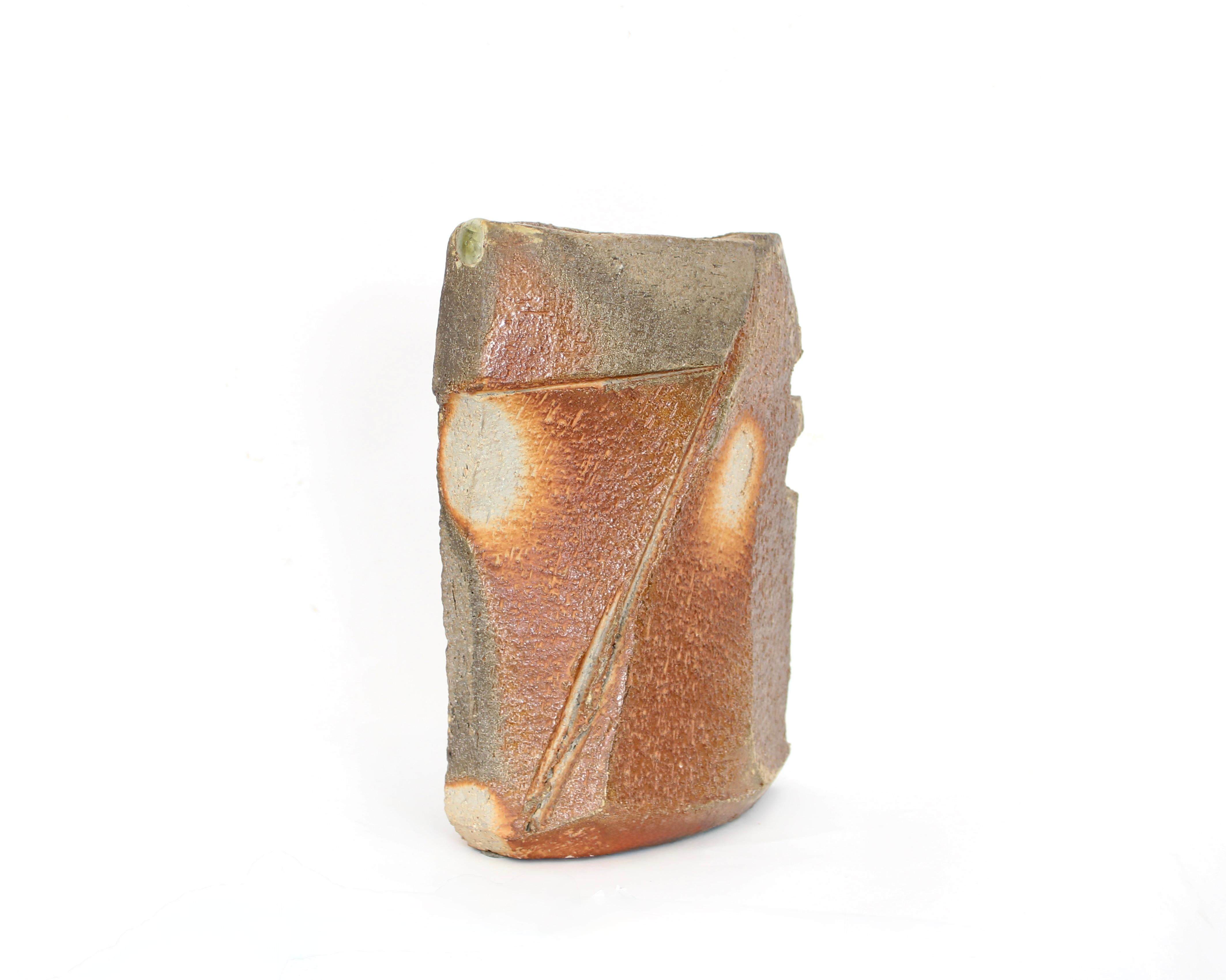 Eric Astoul Franc Keramik Holz gebrannt Vase La Borne Frankreich (Französisch) im Angebot