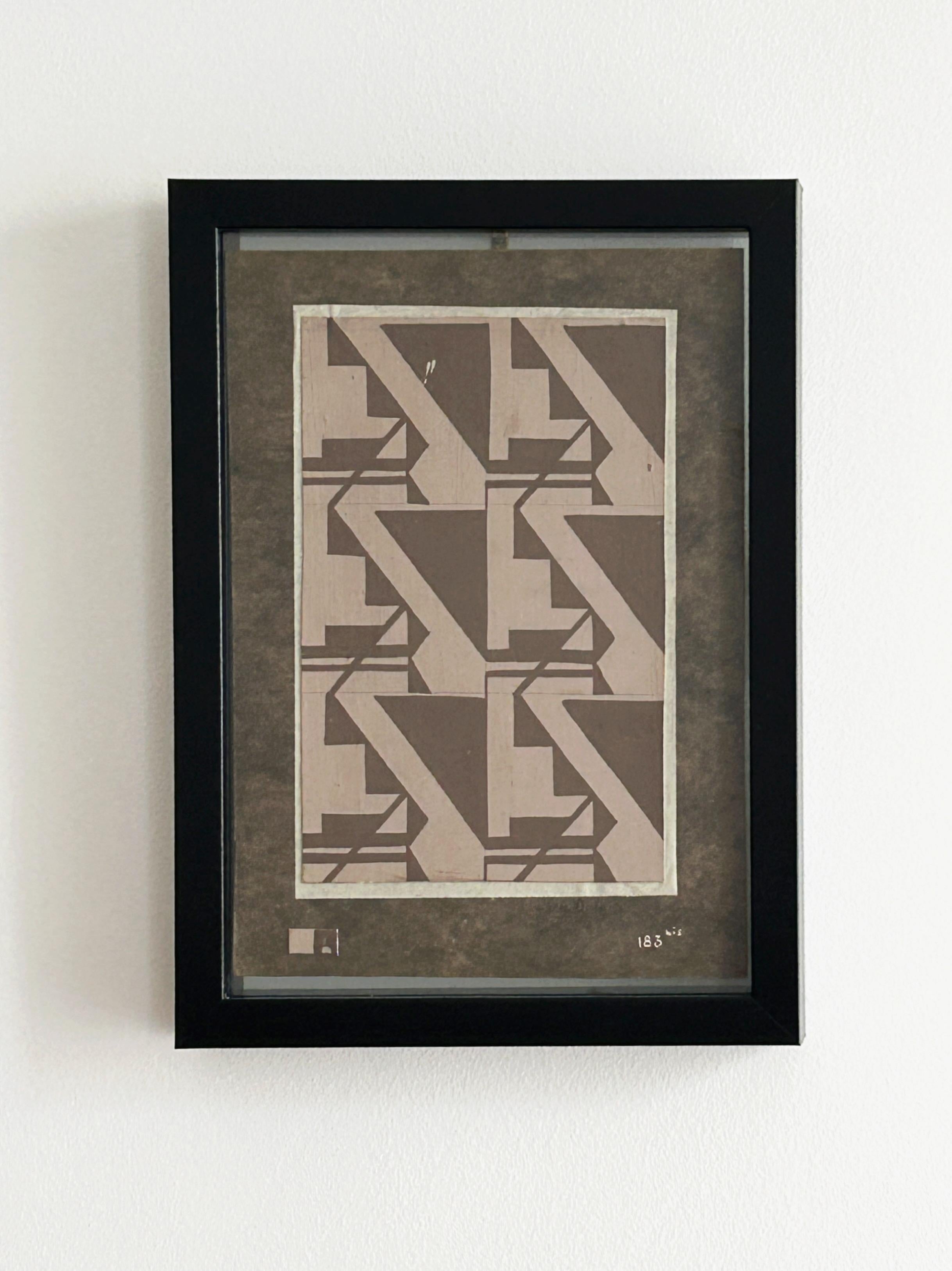 Marrone - progetto, circa 1928n Guazzo su cartone