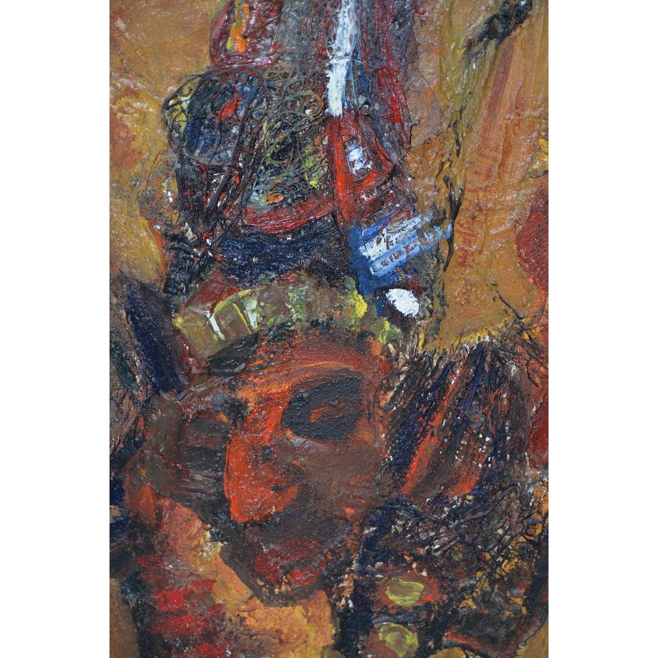 Eric Bancroft: „Der Krieger“, Original-Porträt in Mischtechnik, um 1967 im Angebot 2