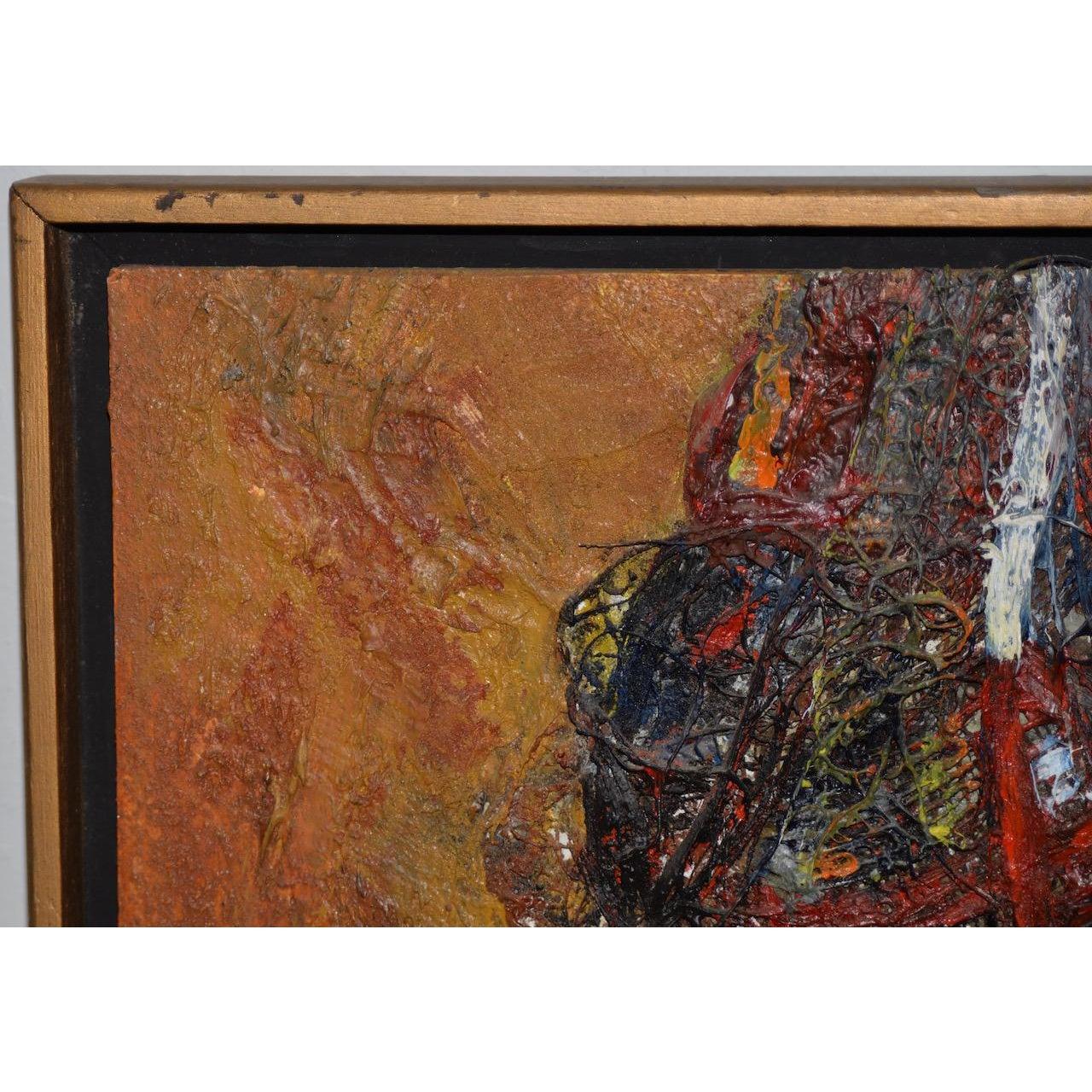 Eric Bancroft: „Der Krieger“, Original-Porträt in Mischtechnik, um 1967 im Angebot 3