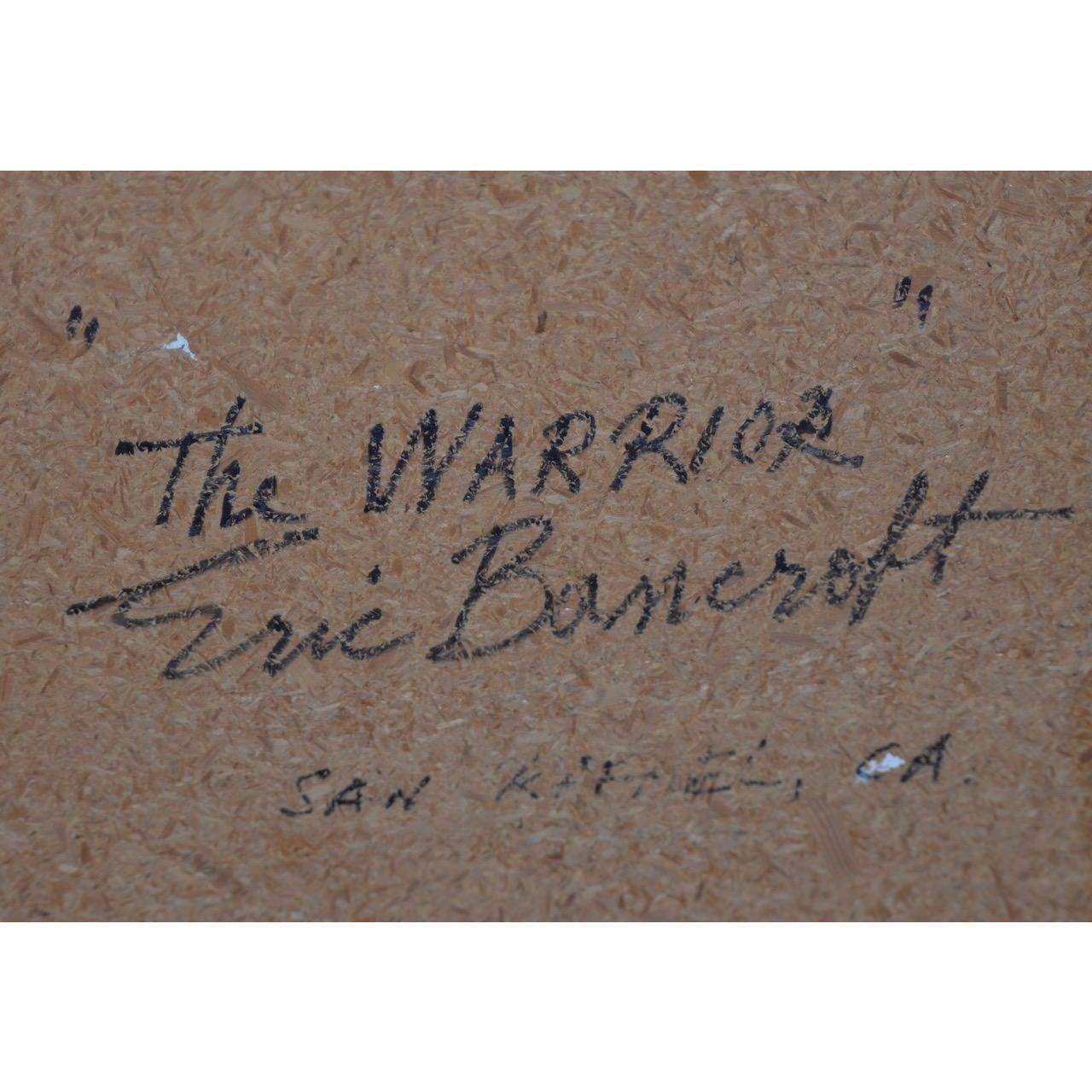 Eric Bancroft: „Der Krieger“, Original-Porträt in Mischtechnik, um 1967 im Angebot 8