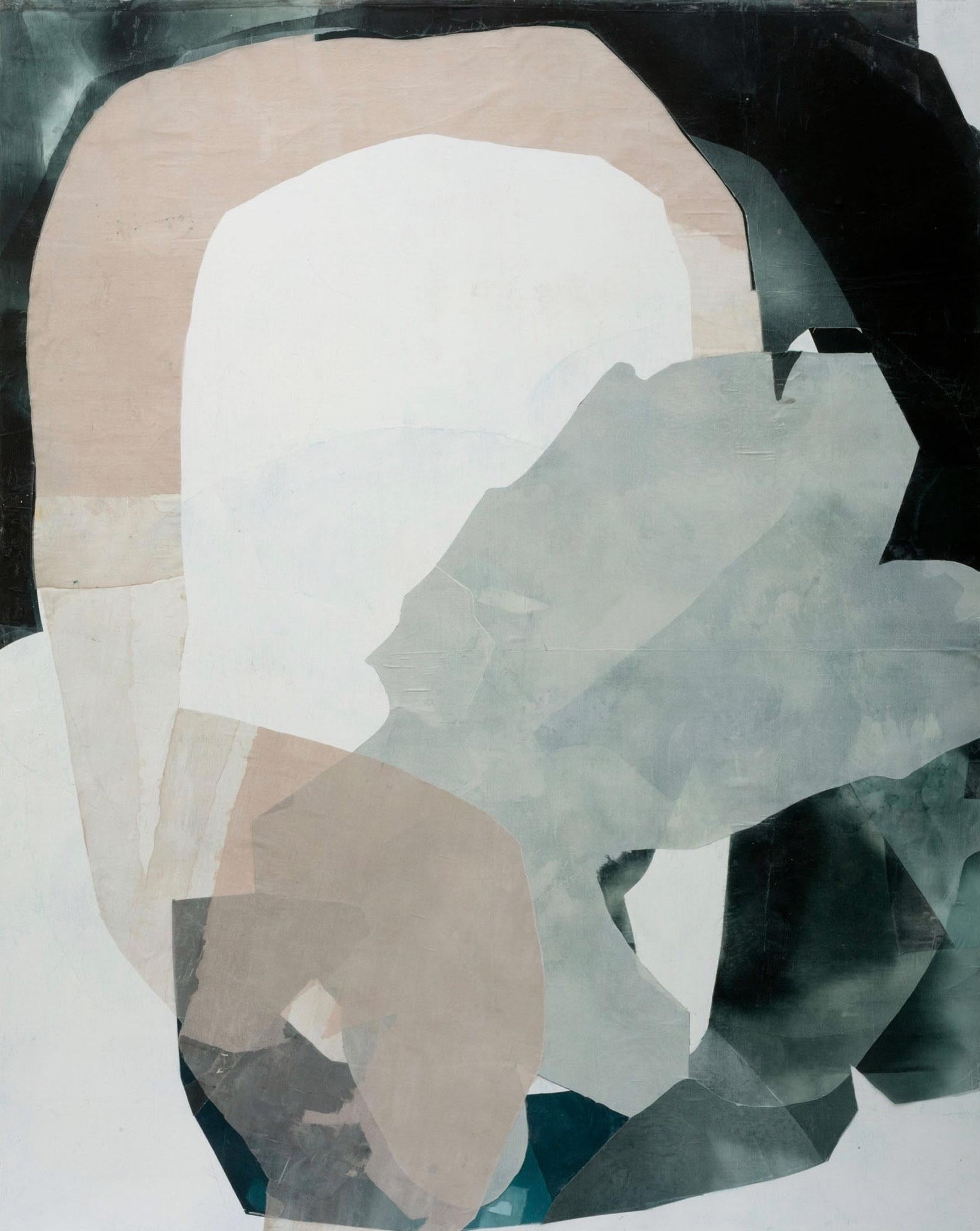 Eric Blum „“Untitled no. 972““ – Zeitgenössisches Gemälde in Mischtechnik auf Tafel