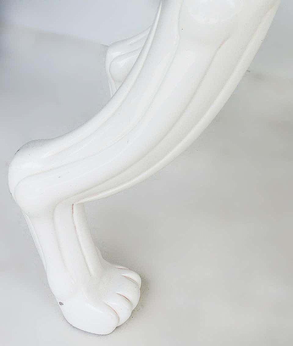 Escritorio y Silla Eric Brand Lacados en Blanco Modelo 