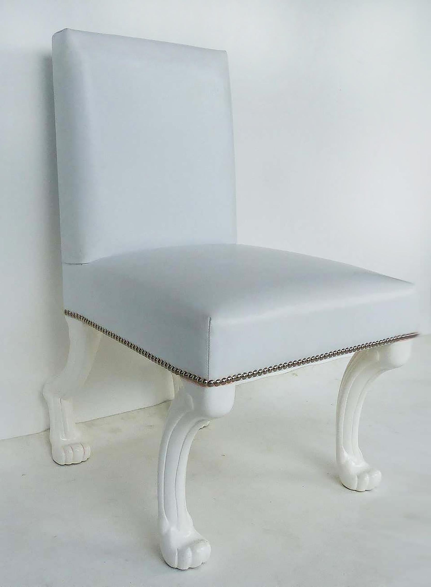 Escritorio y Silla Eric Brand Lacados en Blanco Modelo 