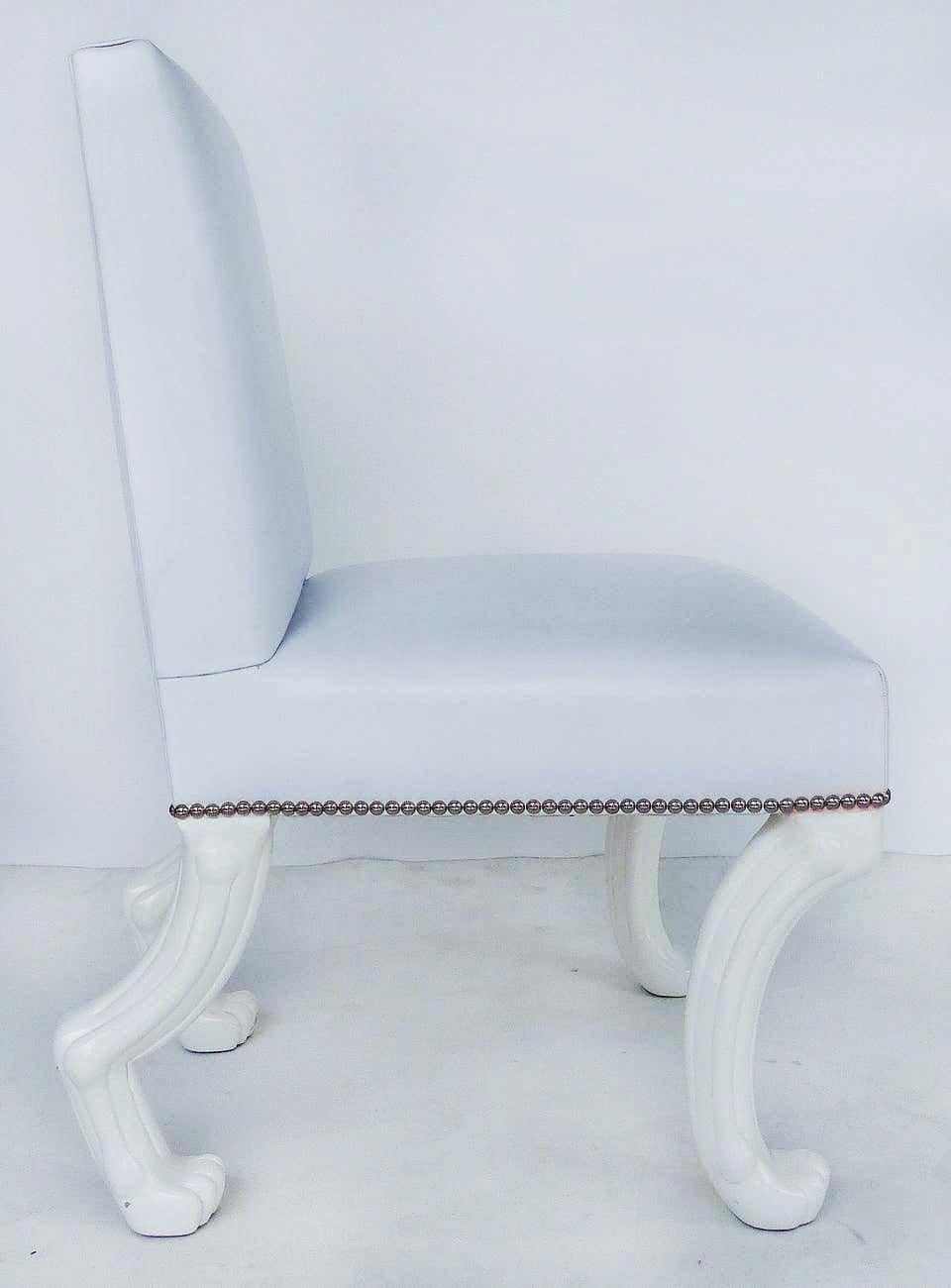 Escritorio y Silla Eric Brand Lacados en Blanco Modelo 