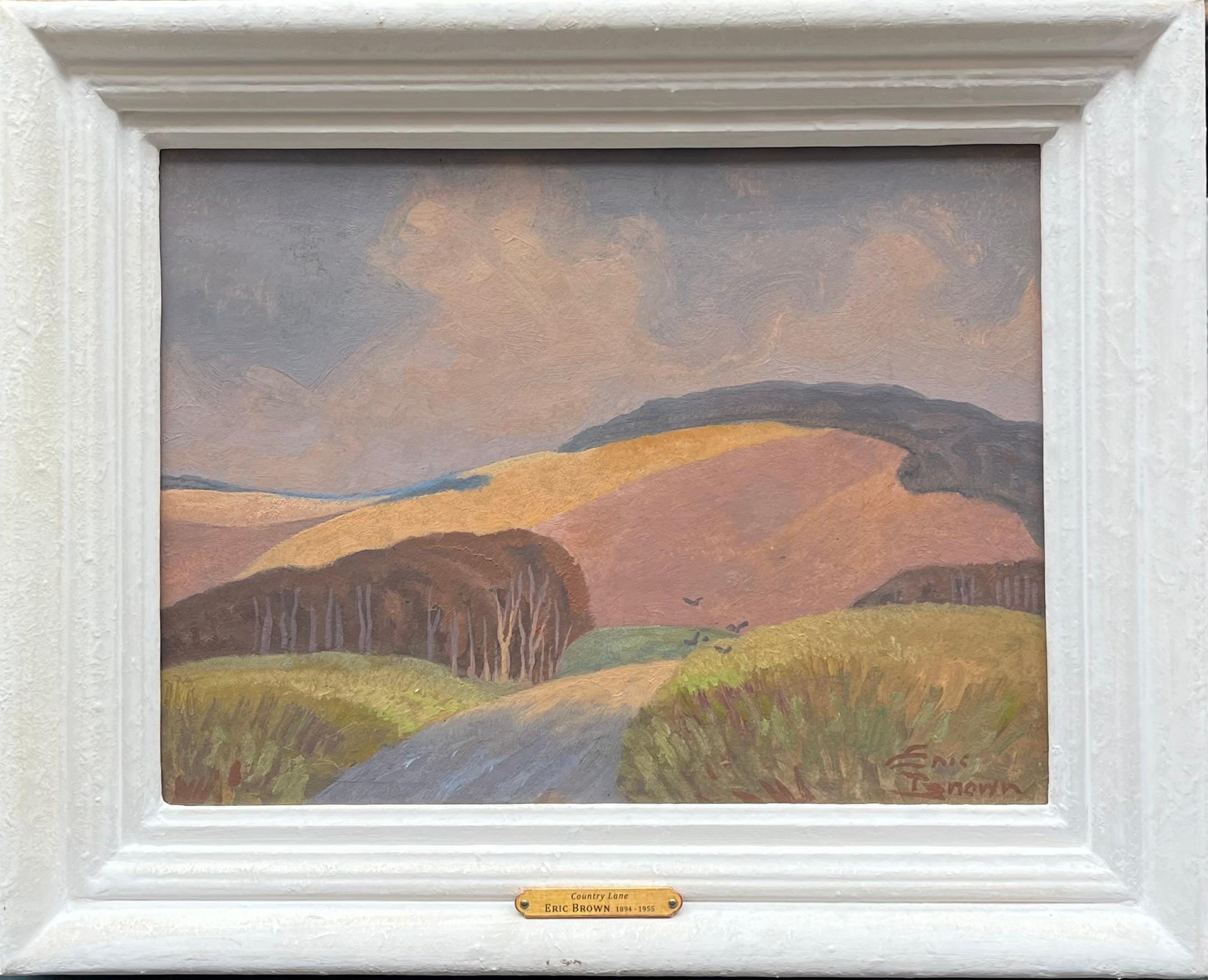 Olio su tavola, firmato in basso a destra
Dimensioni dell'immagine: 7 ¾ x 10 ½ pollici (20 x 26,5 cm)
Telaio in stile contemporaneo

Brown è nato nel 1894 a Salisbury. Suo padre era William Lewis Brown (1864-1922), che divenne 