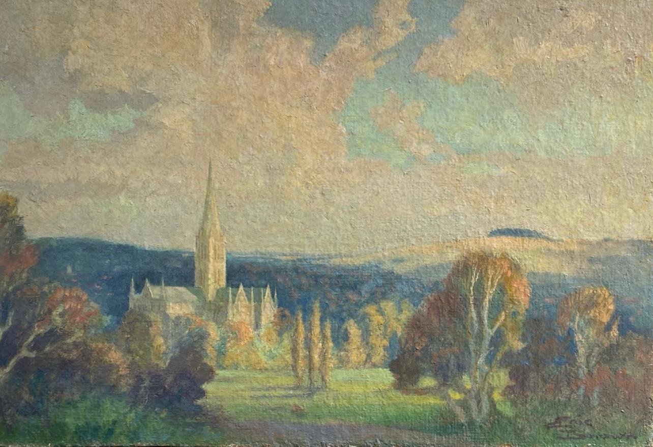 Cattedrale di Salisbury - Painting di Eric Brown