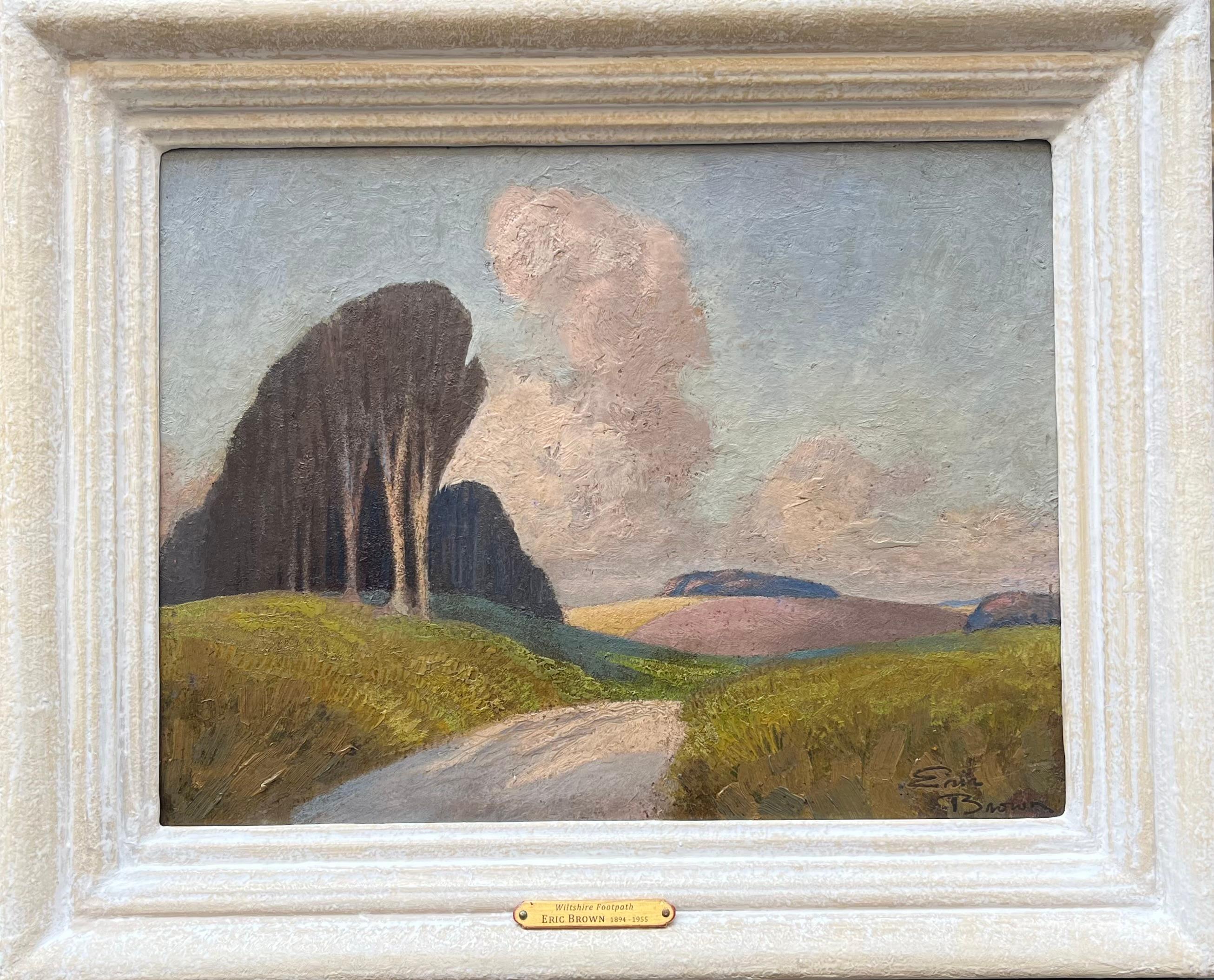 Olio su tavola, firmato in basso a destra
Dimensioni dell'immagine: 8 ½ x 11 pollici (21,5 x 28 cm)
Telaio in stile contemporaneo

Brown è nato nel 1894 a Salisbury. Suo padre era William Lewis Brown (1864-1922), che divenne 