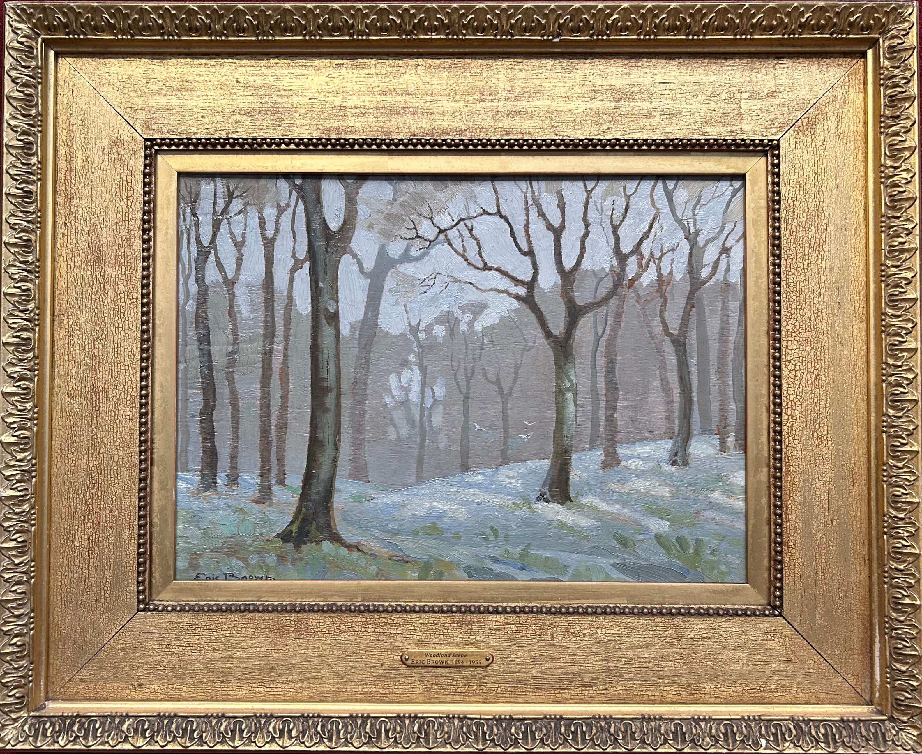 Olio su tavola, firmato in basso a sinistra
Dimensioni dell'immagine: 10 ½ x 14 pollici (26,8 x 35,6 cm)
Cornice dorata

Brown è nato nel 1894 a Salisbury. Suo padre era William Lewis Brown (1864-1922), che divenne 