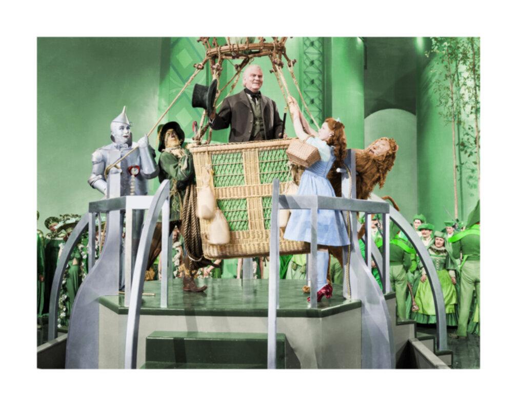 Black and White Photograph di Eric Carpenter - Scena della mongolfiera de "Il mago di Oz"