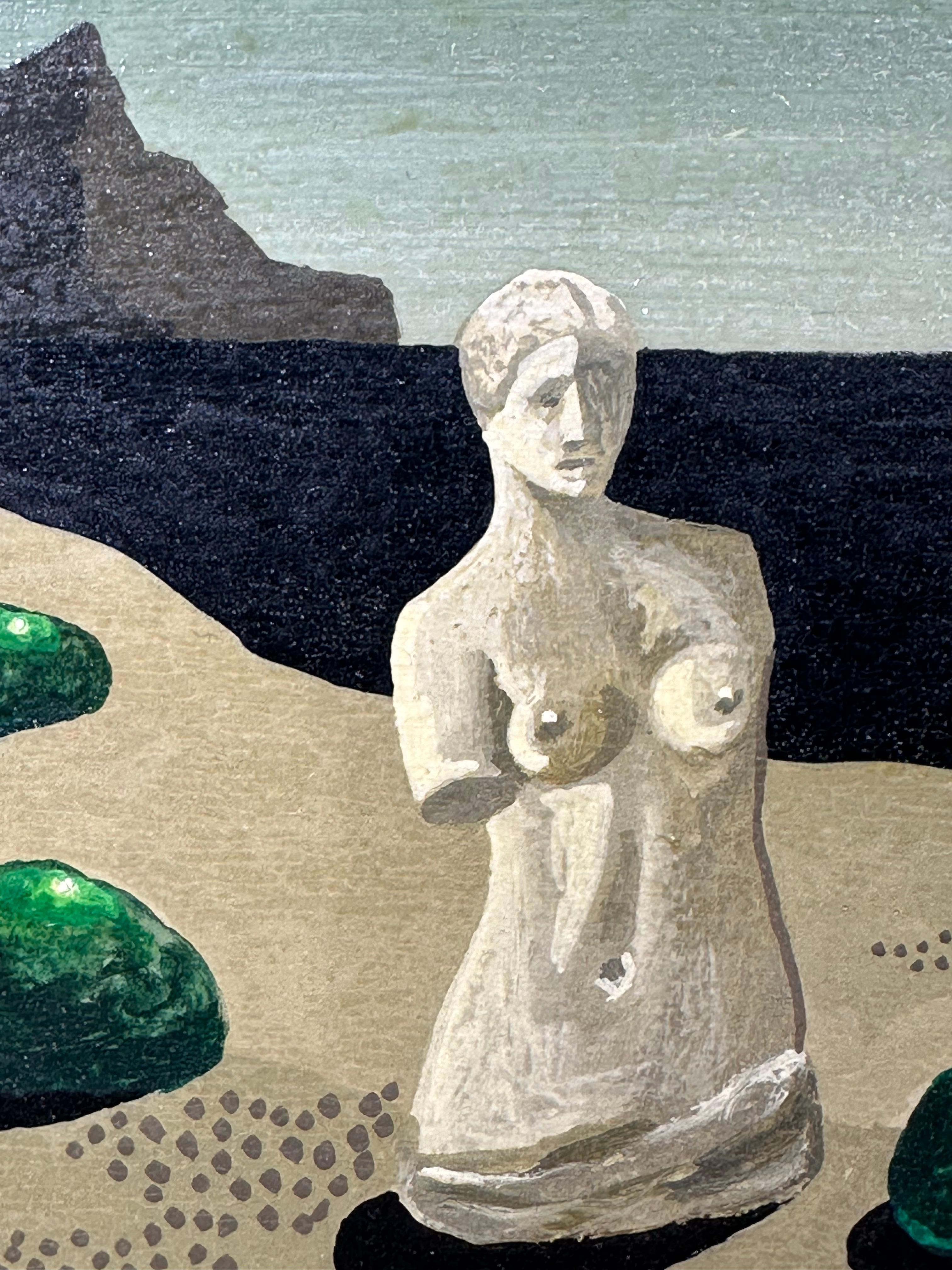 ERIC CEDERBERG olio su tavola Natura morta Spiaggia al chiaro di luna firmato e datato 1967 in vendita 2
