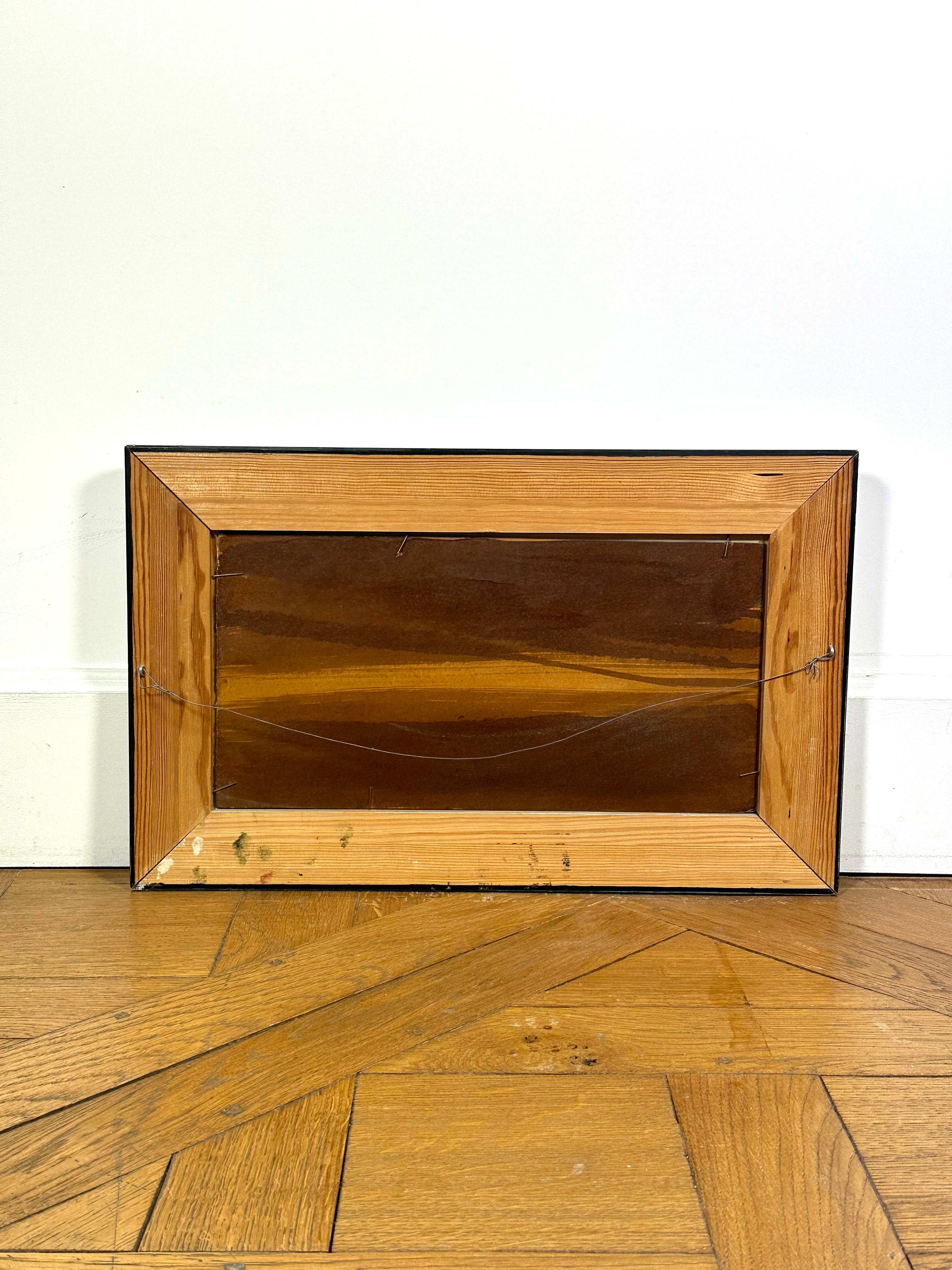 Un'impressionante natura morta originale d'epoca dell'artista svedese Eric Cederberg (1897-1984).
Firmato E Cederberg in alto a destra e datato -73.
In eccellenti condizioni originali e presentato in una cornice di legno dorata con pannelli di lino