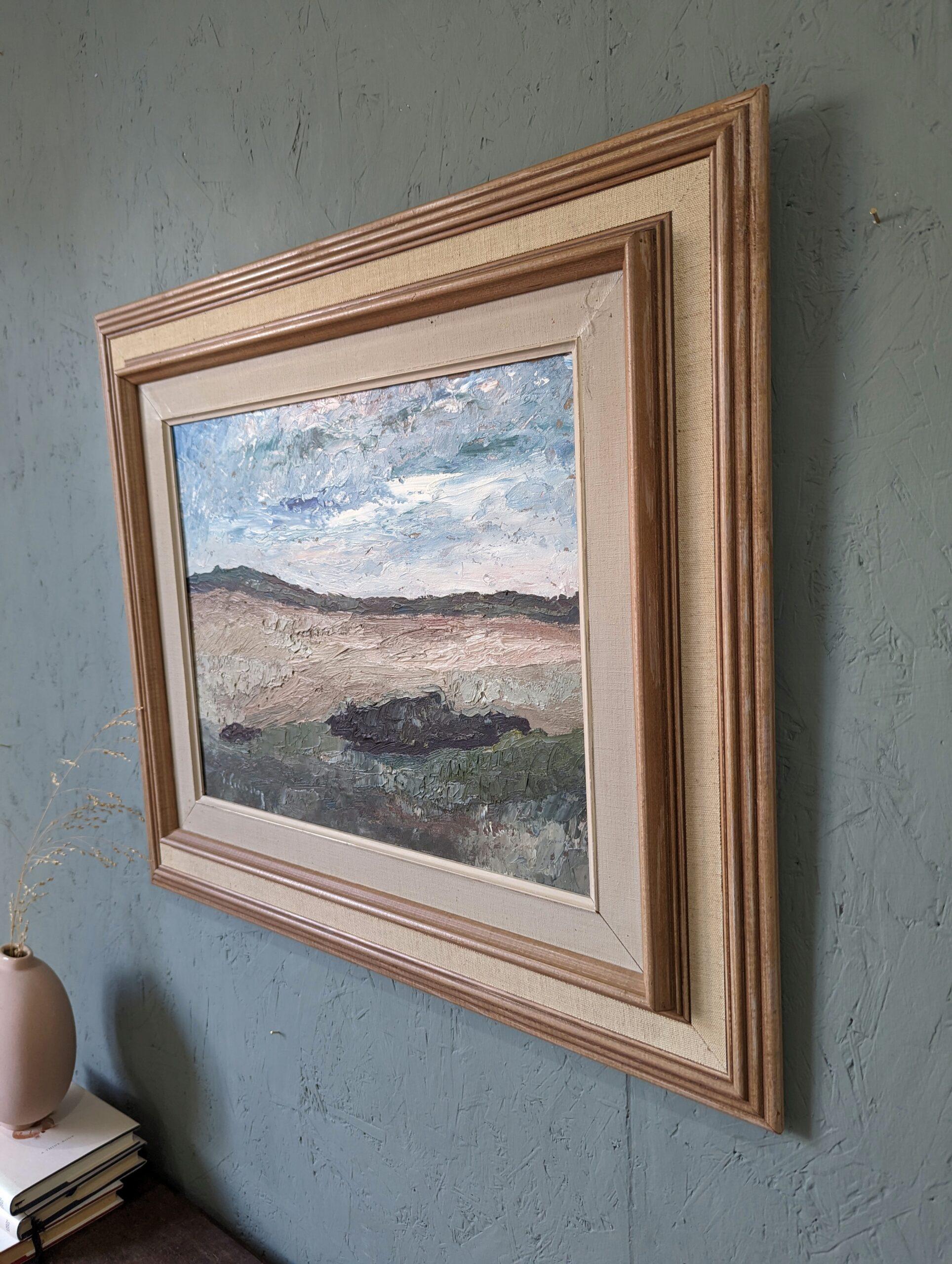 Mid-Century Modern Swedish Oil Painting, Eric Cederberg - Grounded in Nature 1
