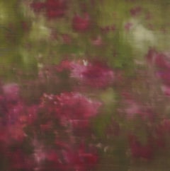 Incredible Antique American Abstract Expressionist Flower Study Oil Painting