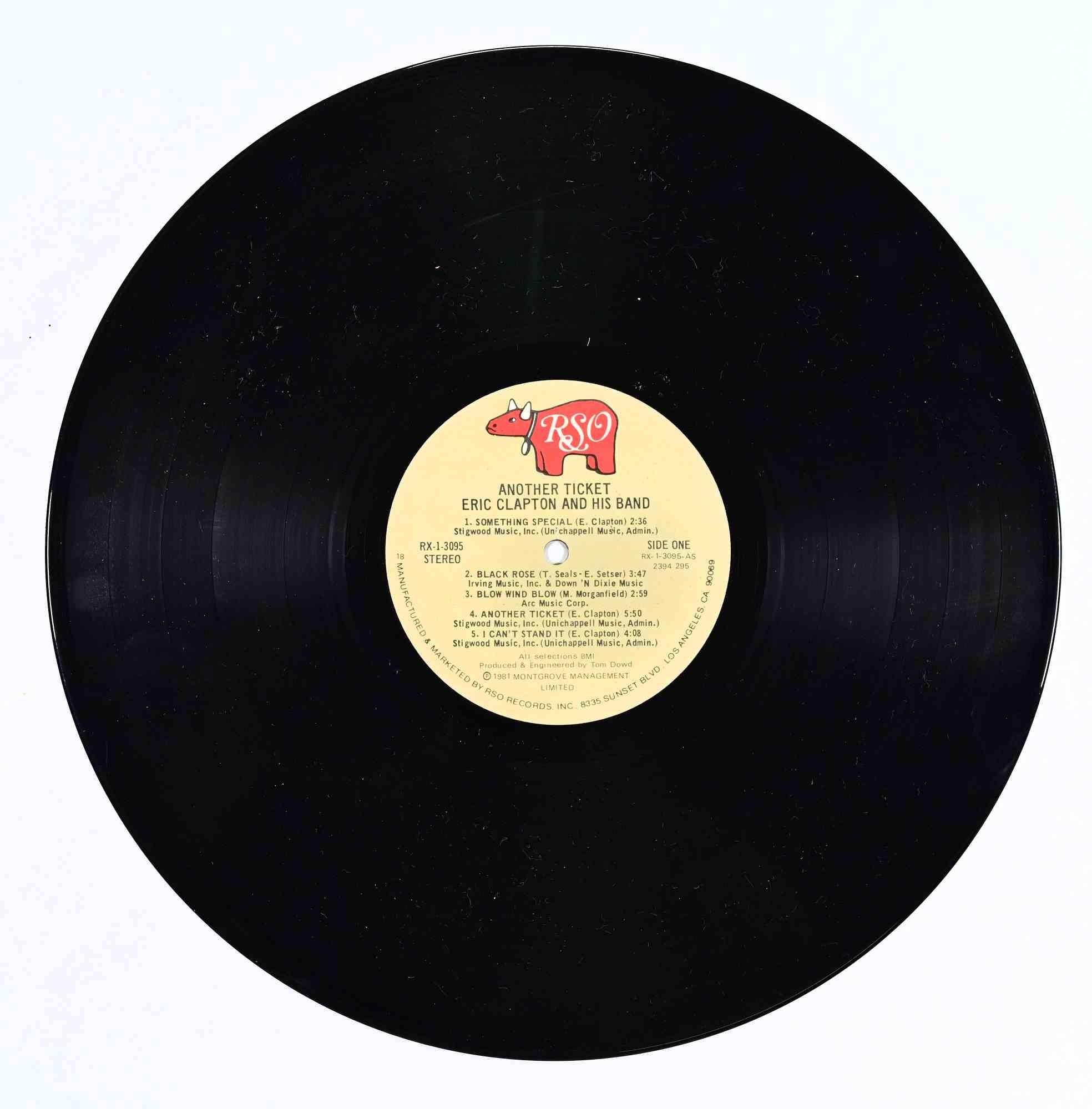 Eric Clapton - Another Ticket (1981, RSO Records, RX-1-3085, U.S. Pressing) In condizioni buone in vendita a Roma, IT