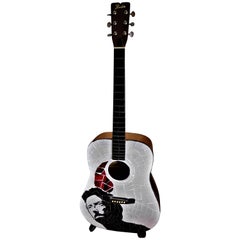 Eric Clapton Stained Glass Fender Acoustic Guitar Artist Signed