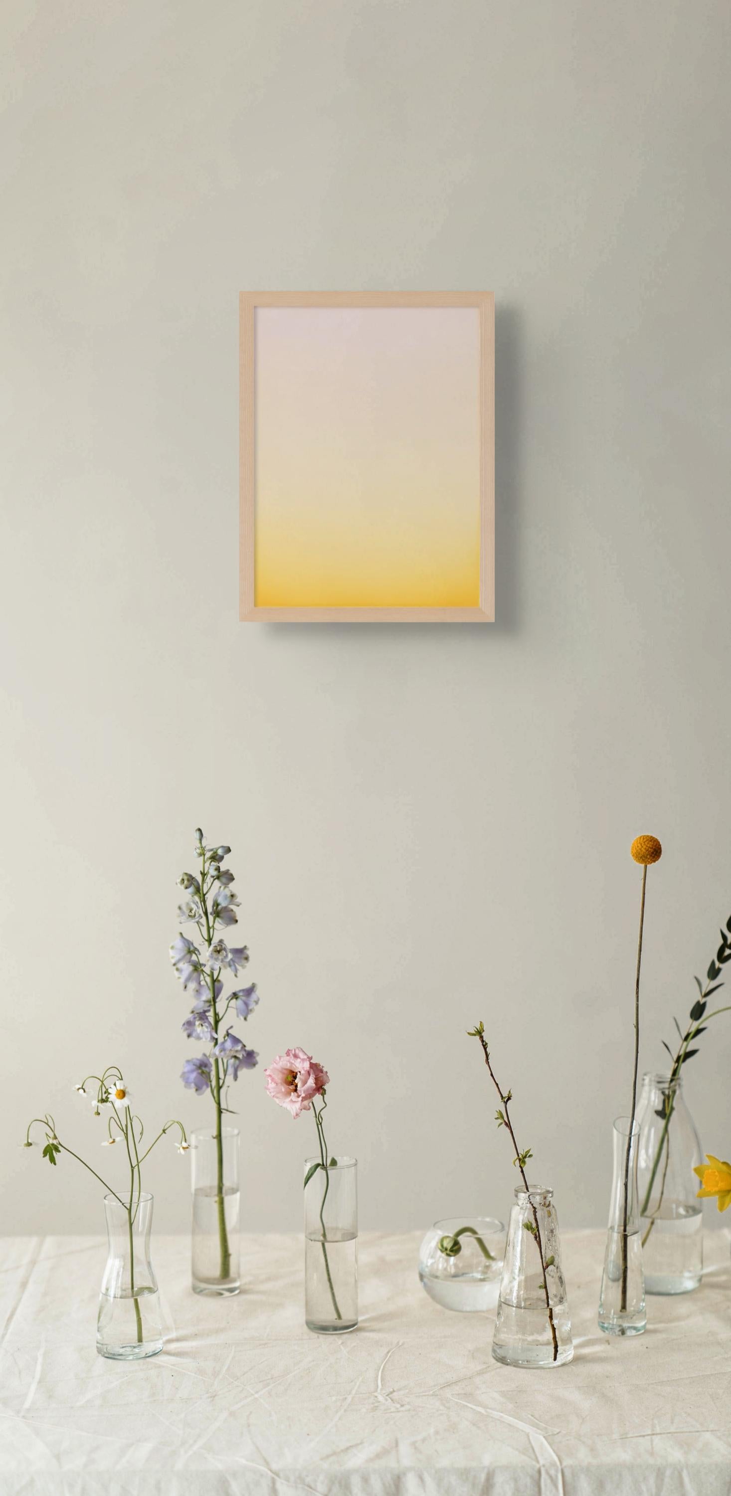 L019 (Abstrakte Malerei) (Weiß), Abstract Painting, von Eric Cruikshank