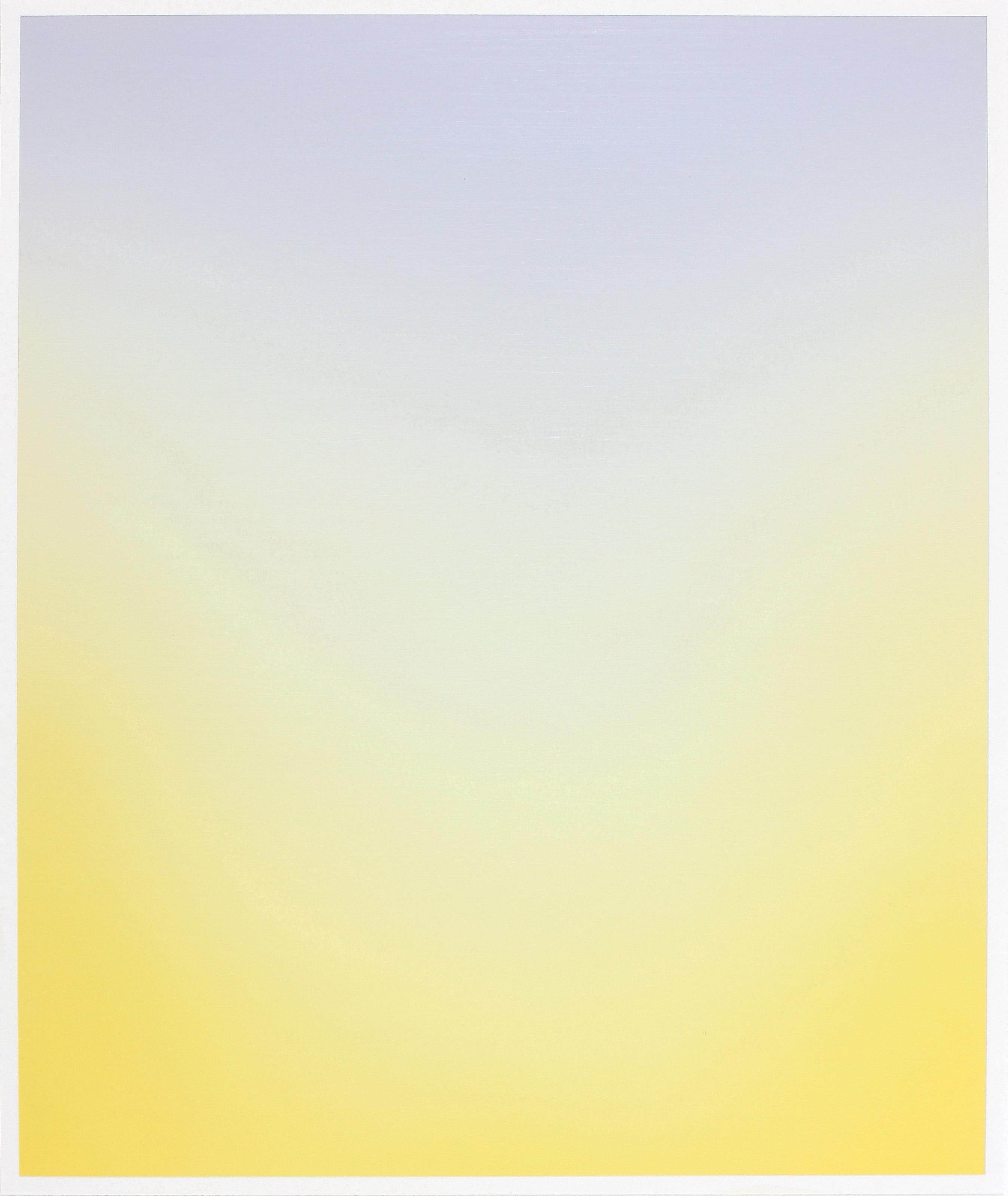 Eric Cruikshank ist ein hoch angesehener schottischer abstrakter Künstler, der für seine minimalistischen und Farbfeld-Gemälde bekannt ist, die die emotionalen Qualitäten der schottischen Landschaft in leuchtende Farbfelder