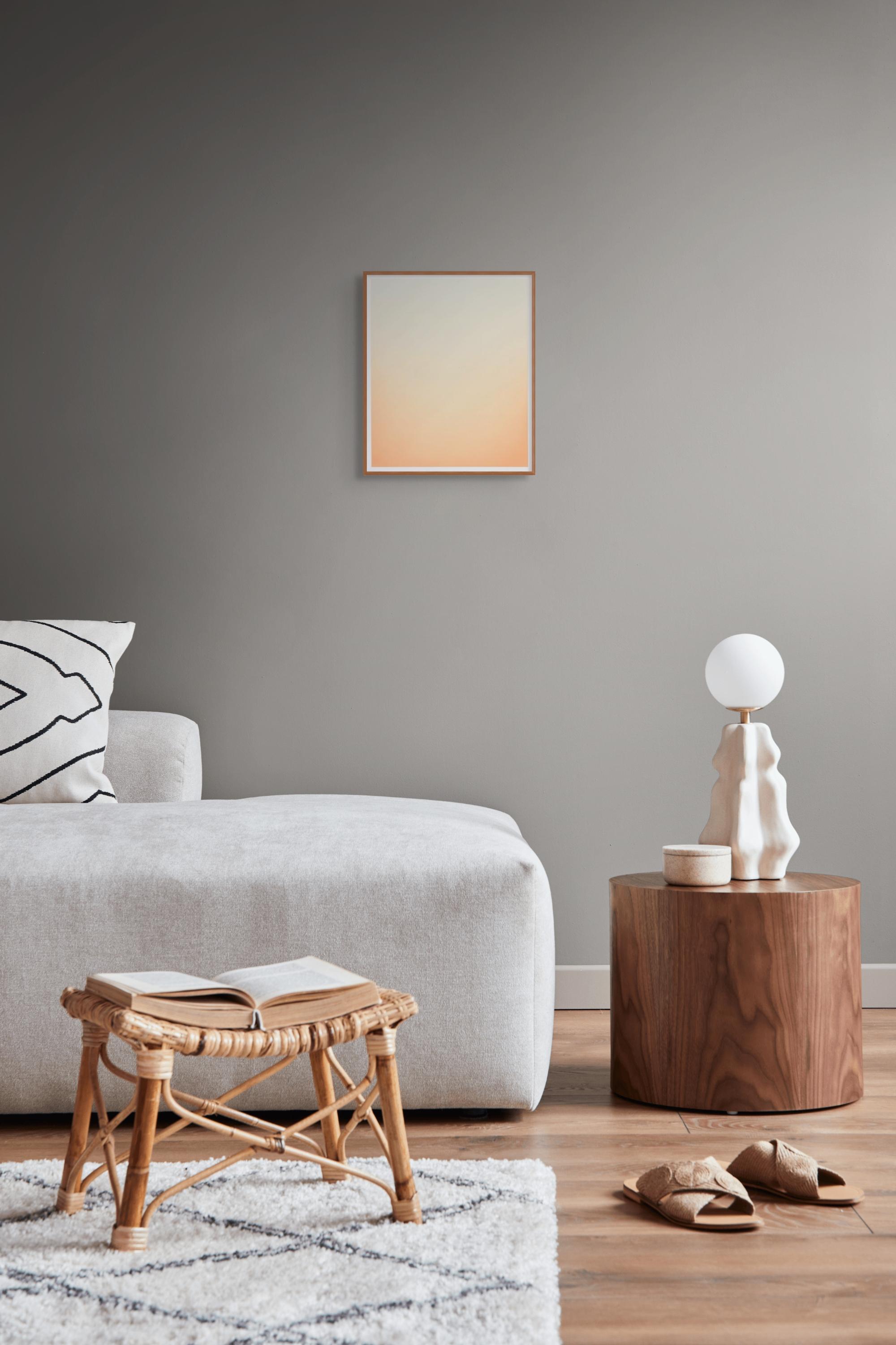 P006 (Abstraktes Gemälde) (Weiß), Abstract Painting, von Eric Cruikshank