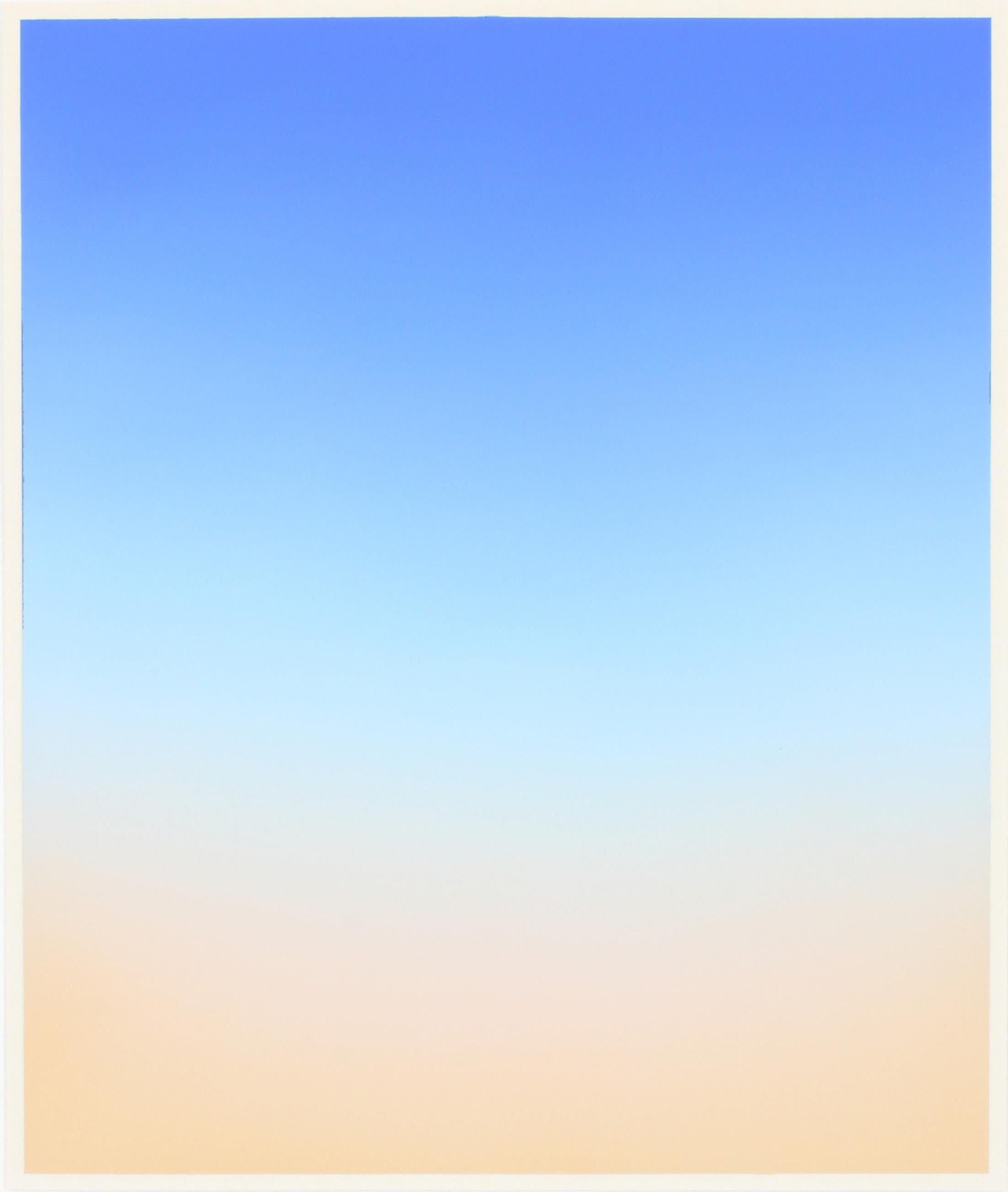 Eric Cruikshank ist ein hoch angesehener schottischer abstrakter Künstler, der für seine minimalistischen und Farbfeld-Gemälde bekannt ist, die die emotionalen Qualitäten der schottischen Landschaft in leuchtende Farbfelder