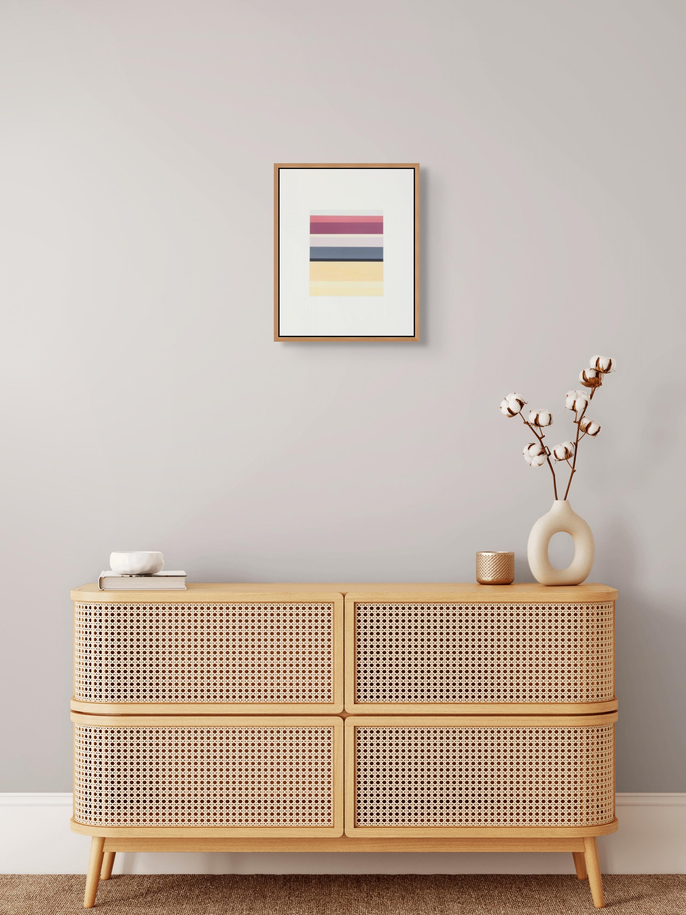 P073 (Abstraktes Gemälde) (Weiß), Abstract Painting, von Eric Cruikshank