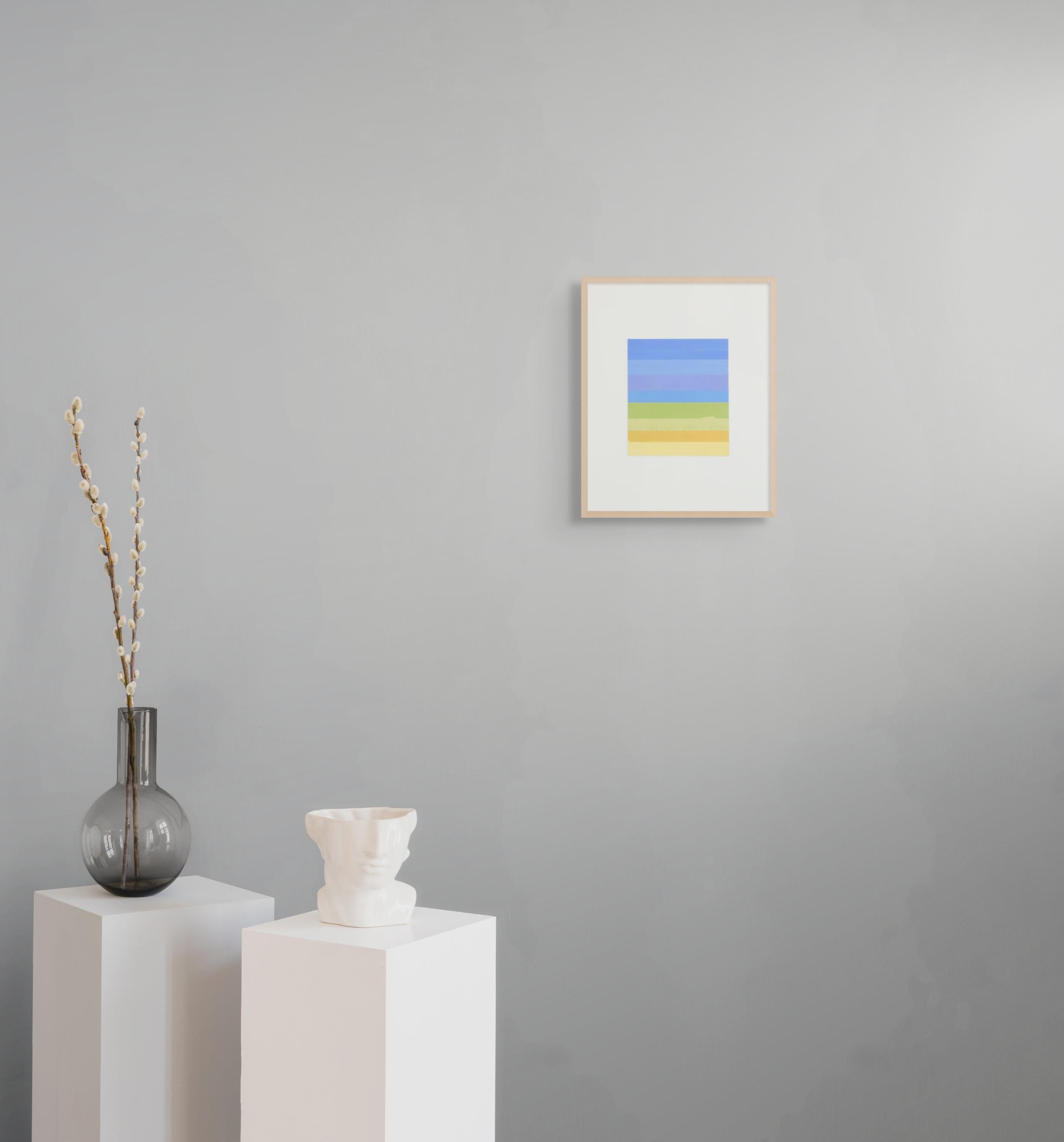 P075 (Abstraktes Gemälde) – Painting von Eric Cruikshank