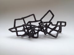 Bronze Sculpture Zig Zag One of a Kind Made in France
