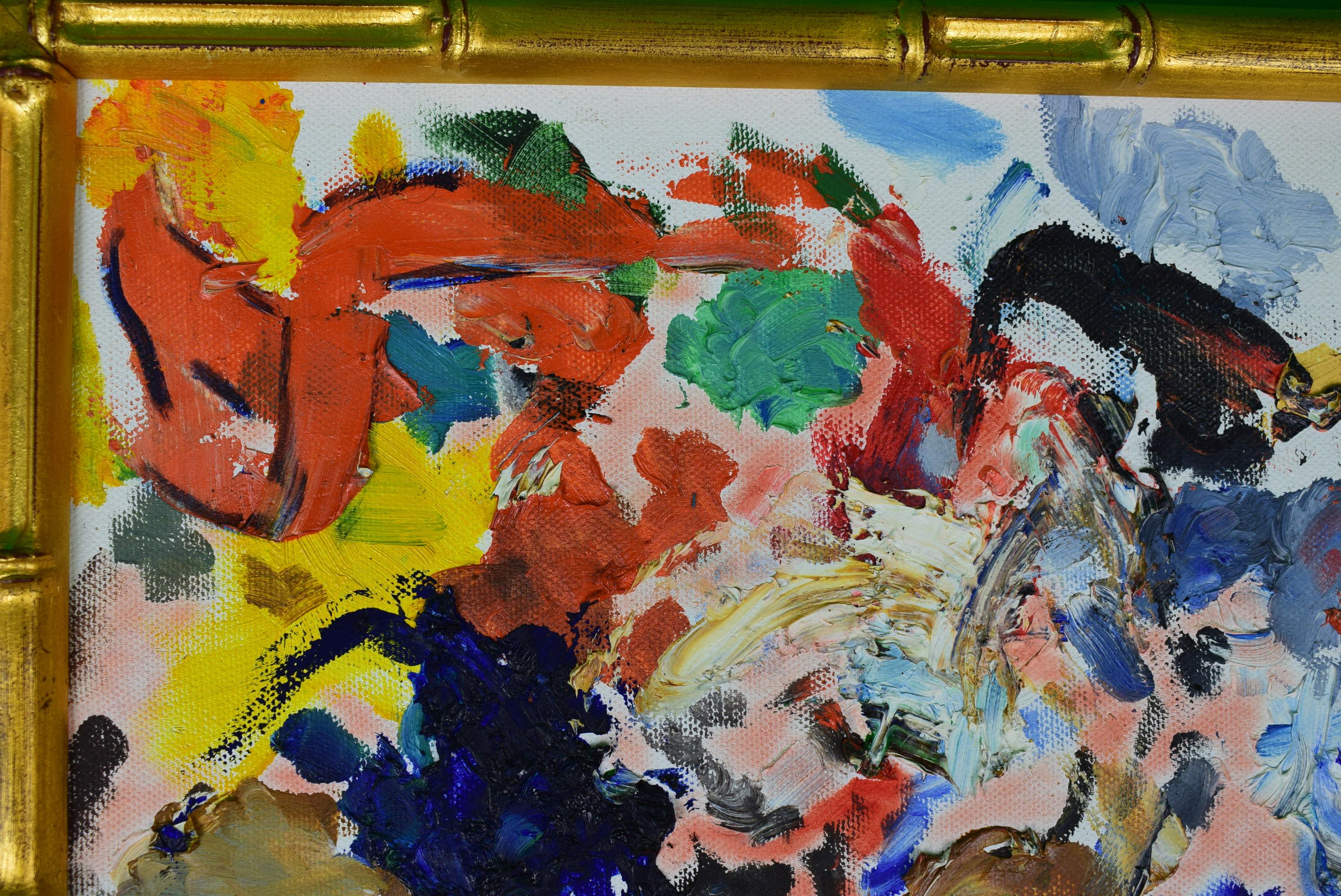 Huile abstraite sur toile d'Eric Demarchelier, 2003 en vente 5