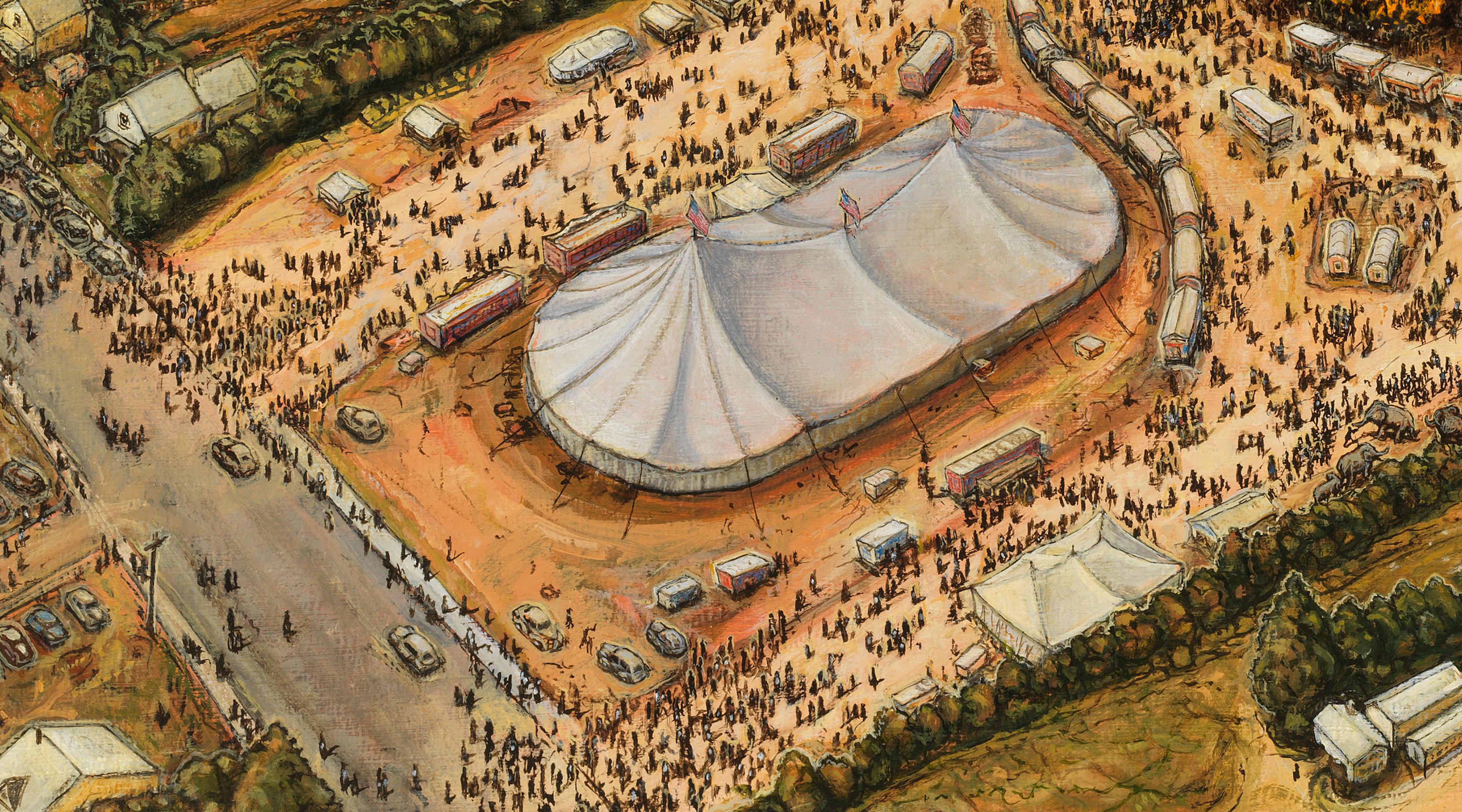 Incendio del circo Ringling Brothers Barnum & Bailey en 1944 - Desastre histórico en venta 1