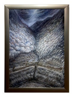 Wellington, Washington Avalanche of March 1, 1910 - Original Oil Painting