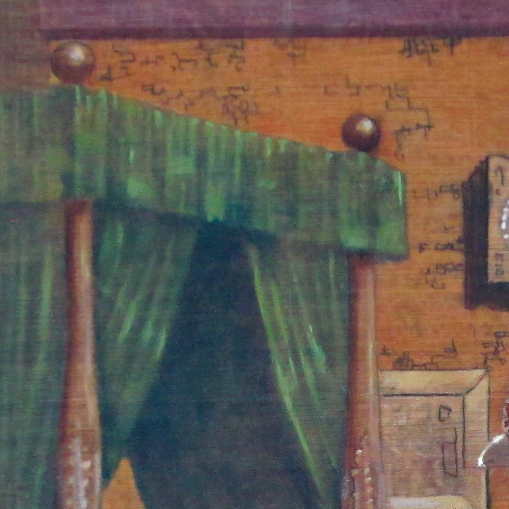 Colmare il divario tra le pratiche pittoriche di lunga data e le tecnologie di oggi: Mixed Media :: Contemporaneo :: Questo pezzo viene fornito con un certificato ufficiale di autenticità firmato dall'artista :: Pronto da appendere: Yes :: Firmato: