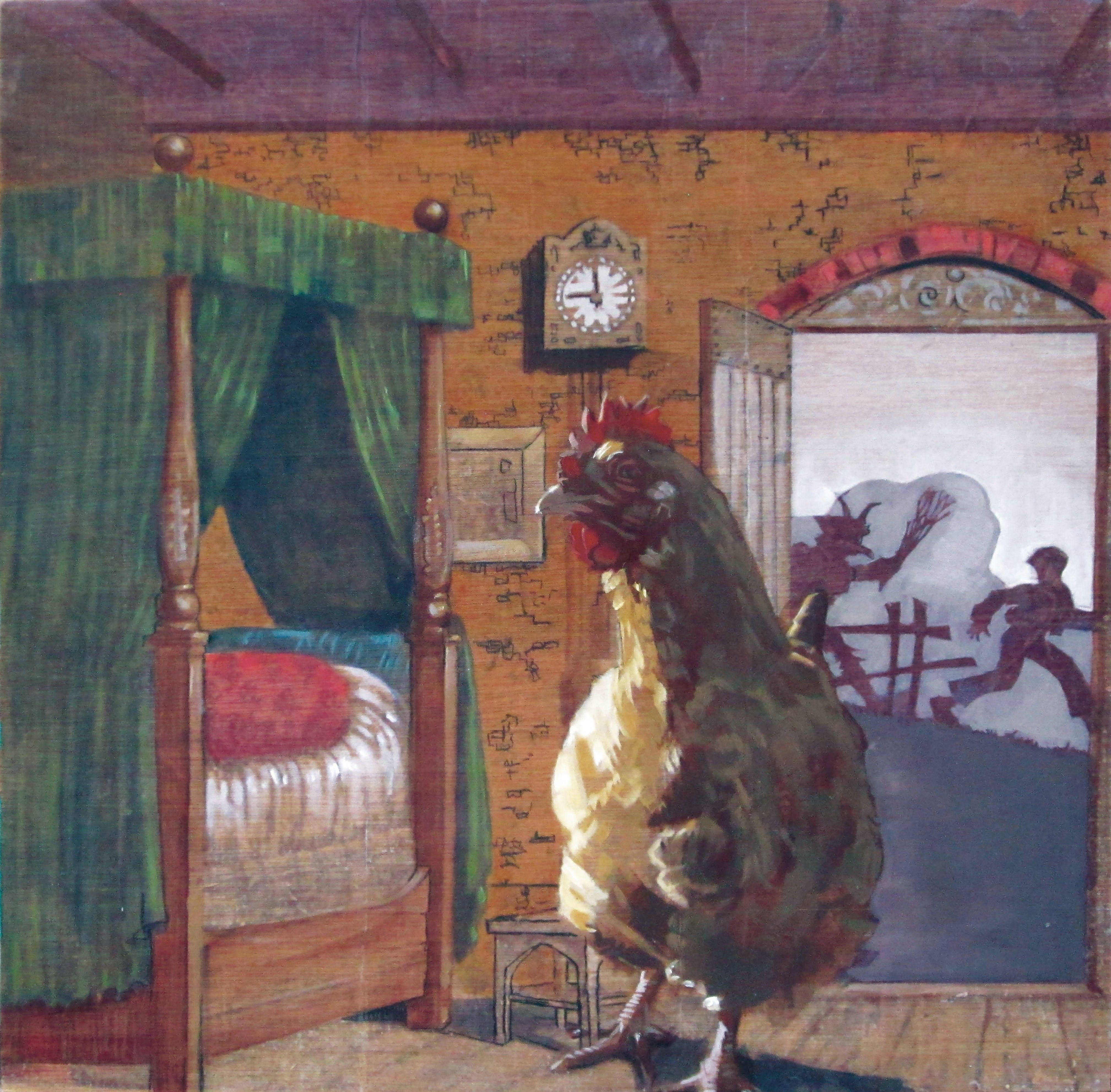 Buffs Debut 2, tecnica mista su pannello di Wood - Mixed Media Art di Eric Erekson
