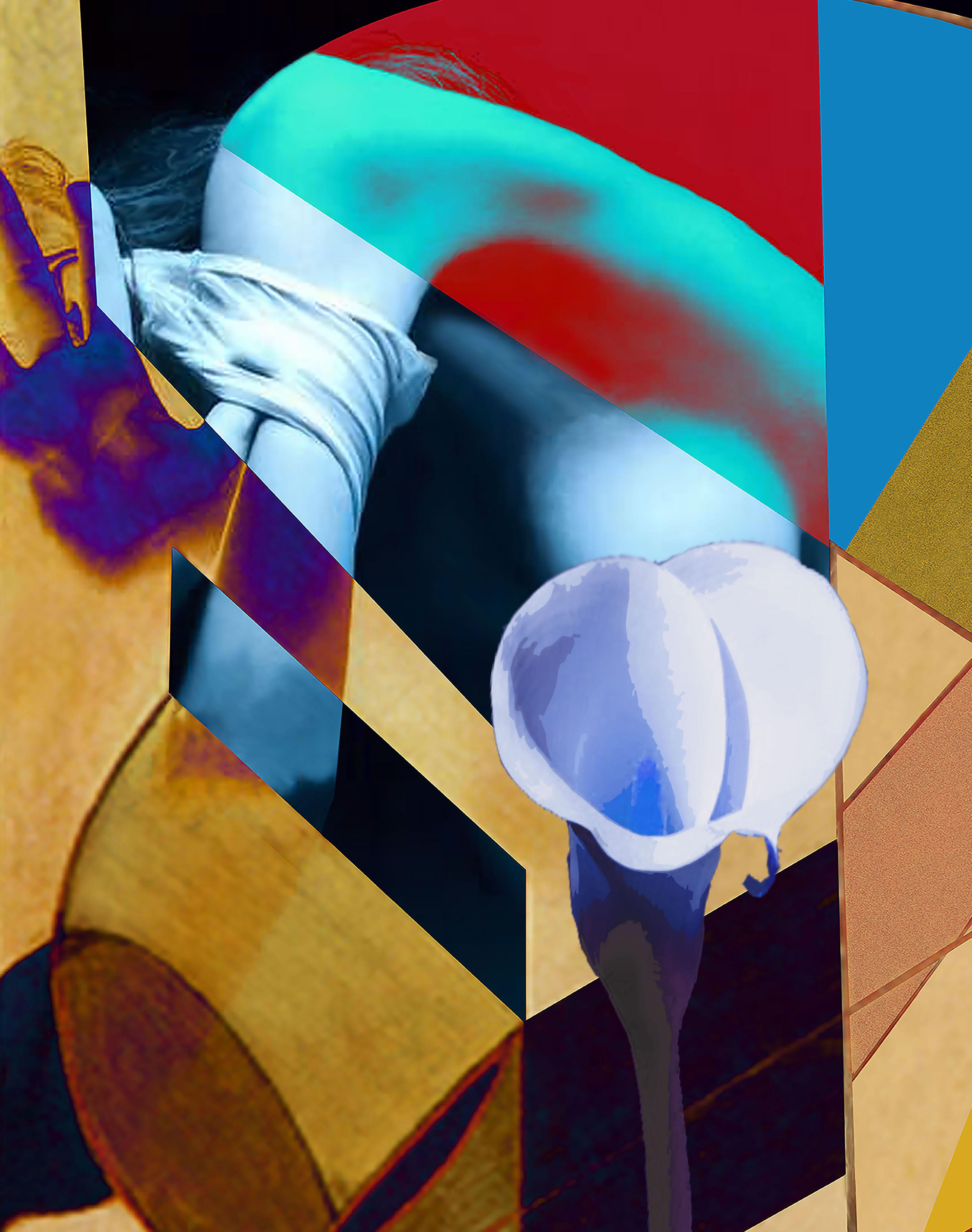 Dreams of a Sleeping Geisha - Abstract Expressionist Art by Eric Ernst