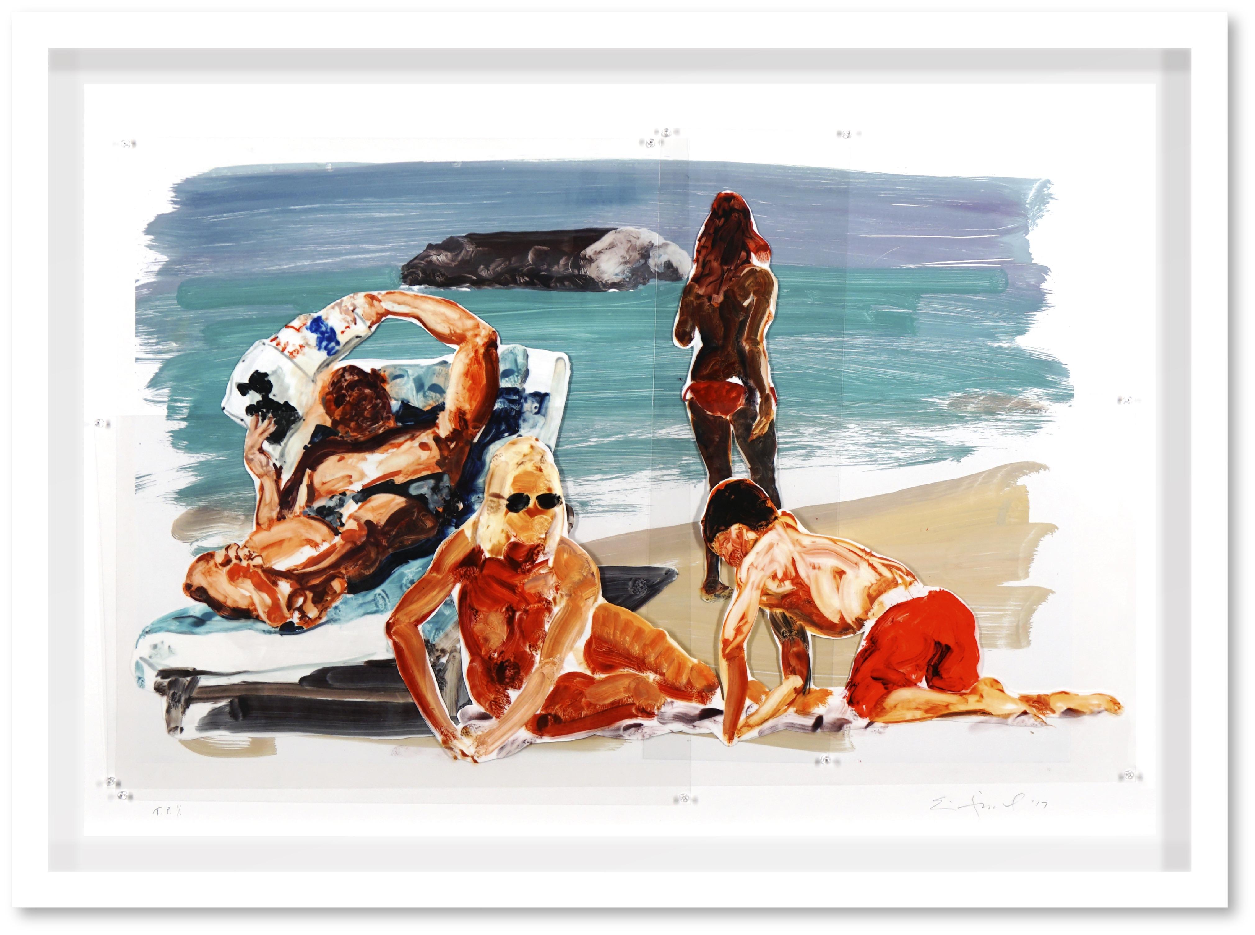 Eric Fischl Figurative Print - Family Large