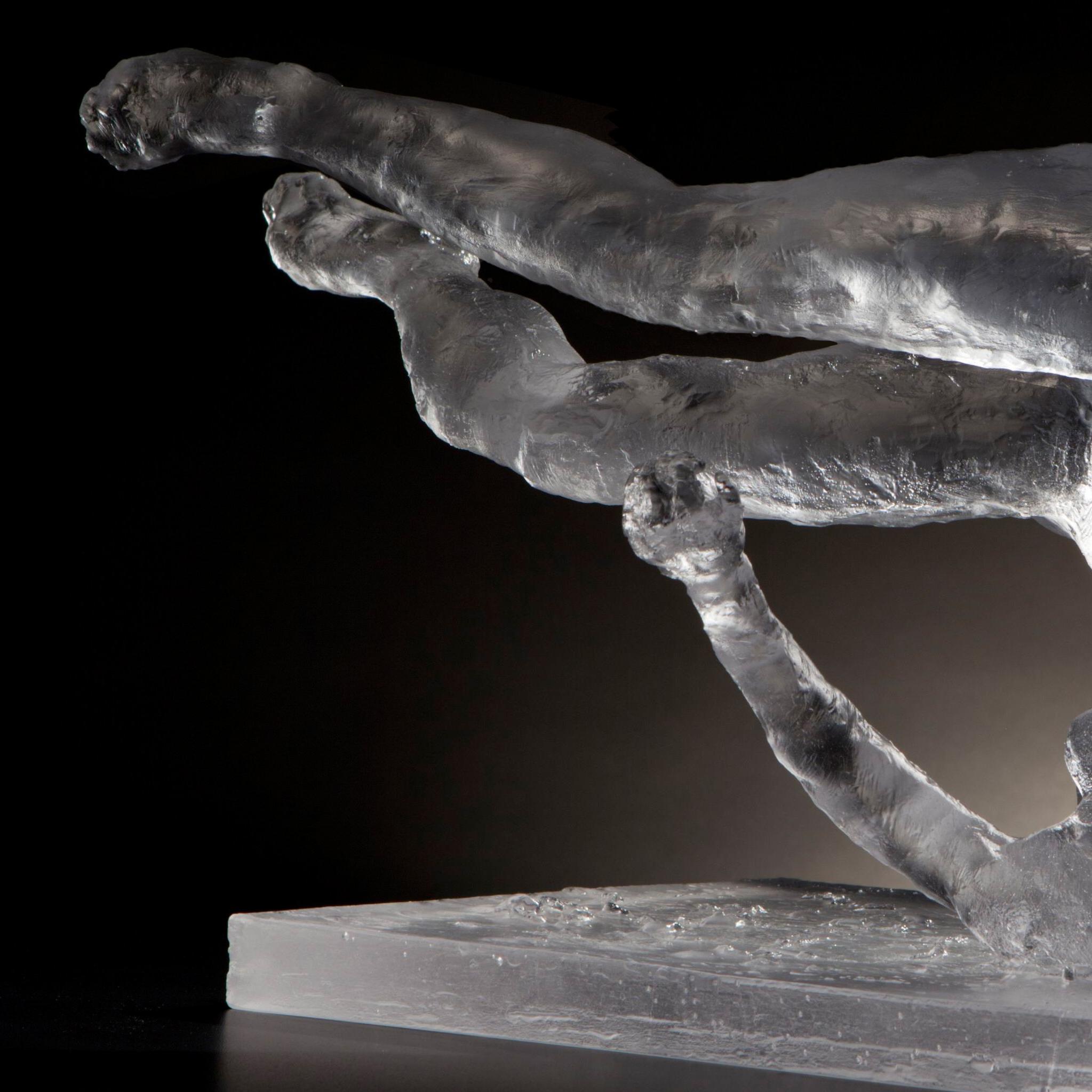 Tumbling Woman - Sculpture by Eric Fischl