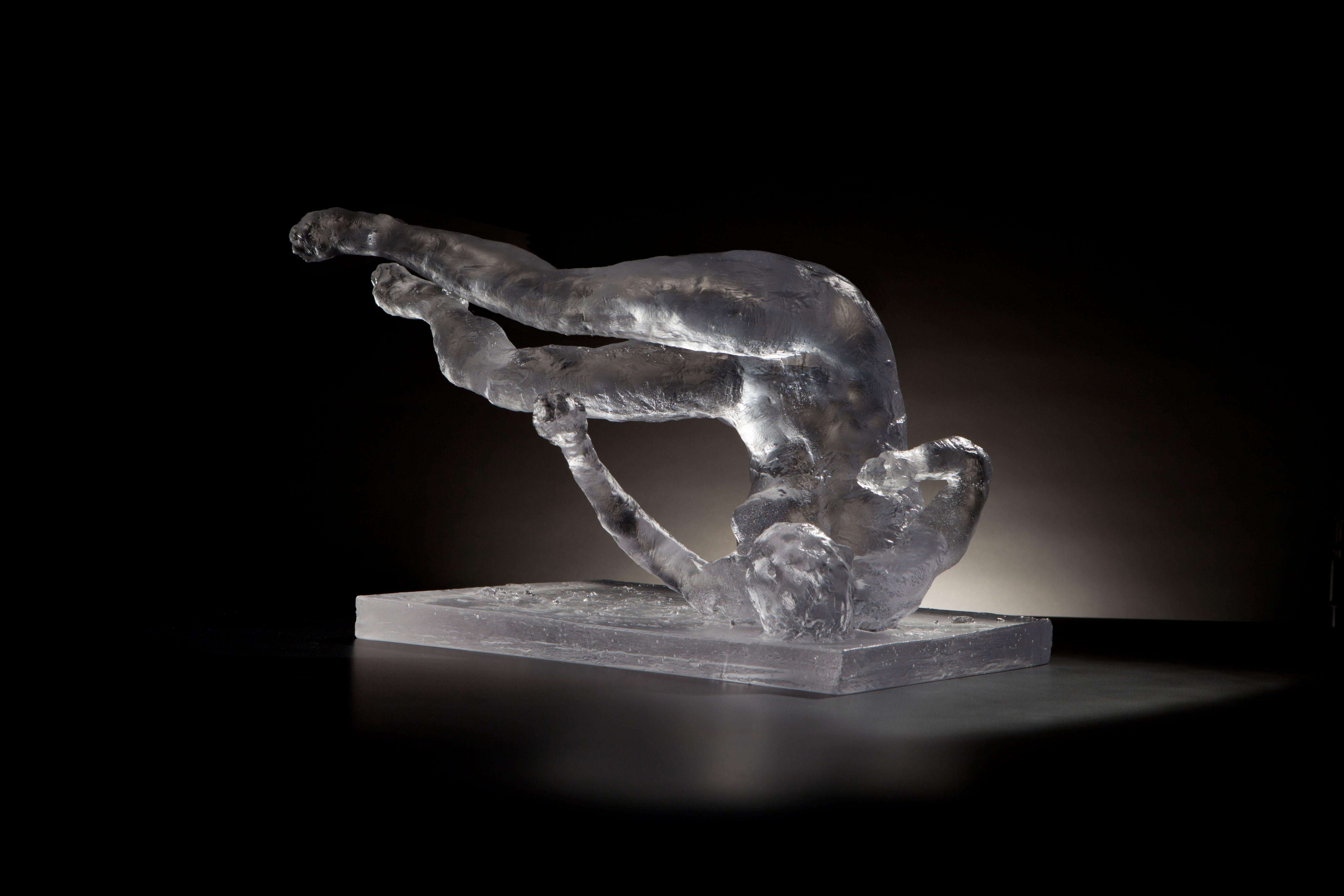Eric Fischl Figurative Sculpture - Tumbling Woman