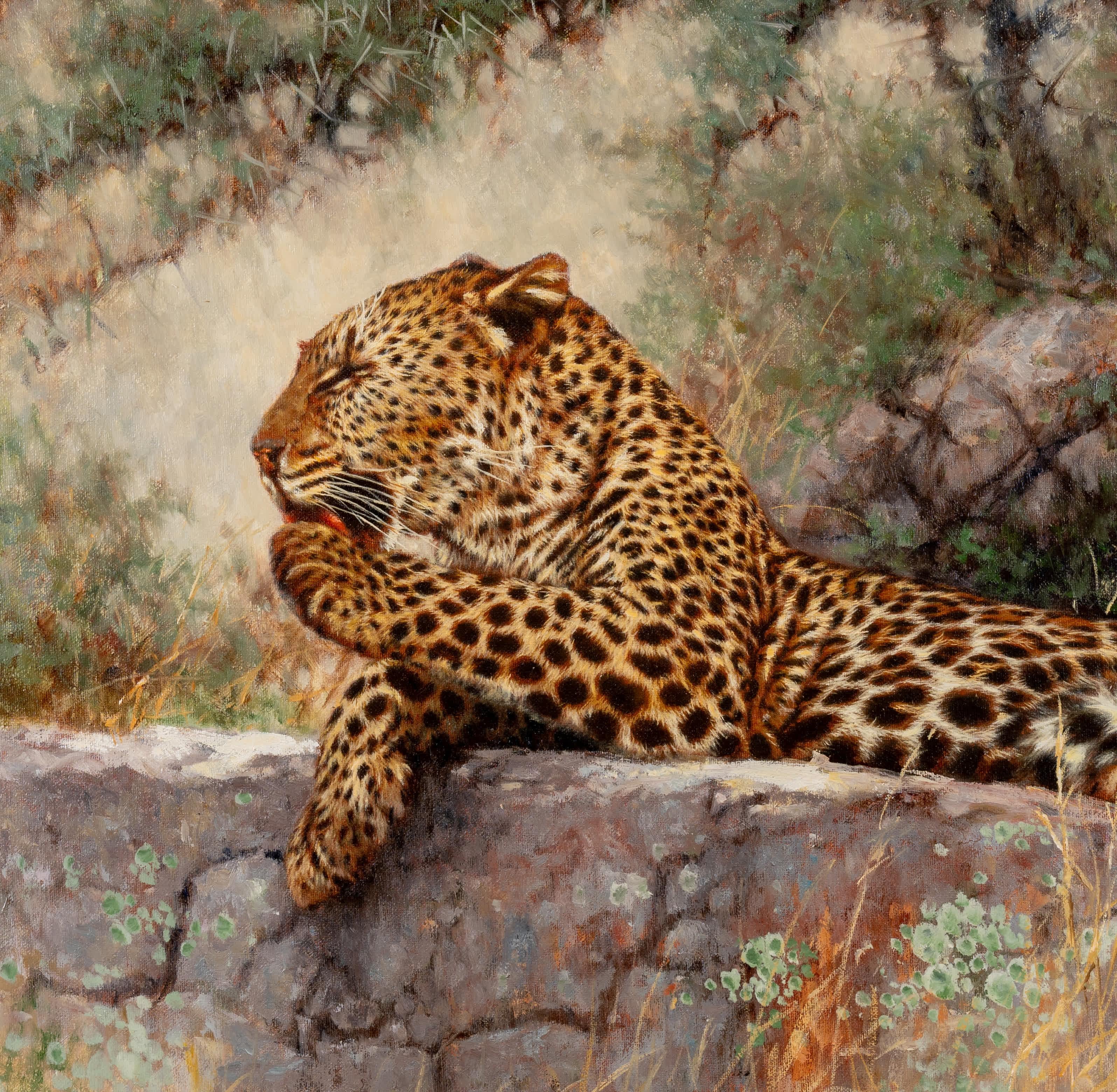 Gepard (Naturalismus), Painting, von Eric Forlee