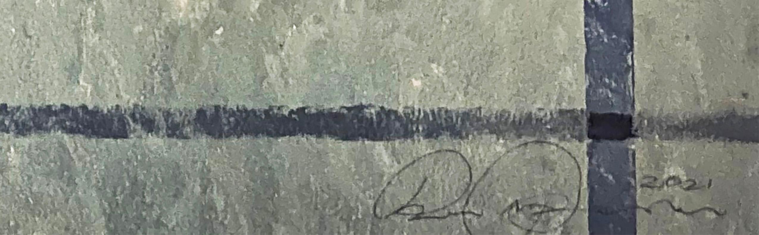 Schwingender Single (Schwarz), Still-Life Painting, von Eric Forstmann