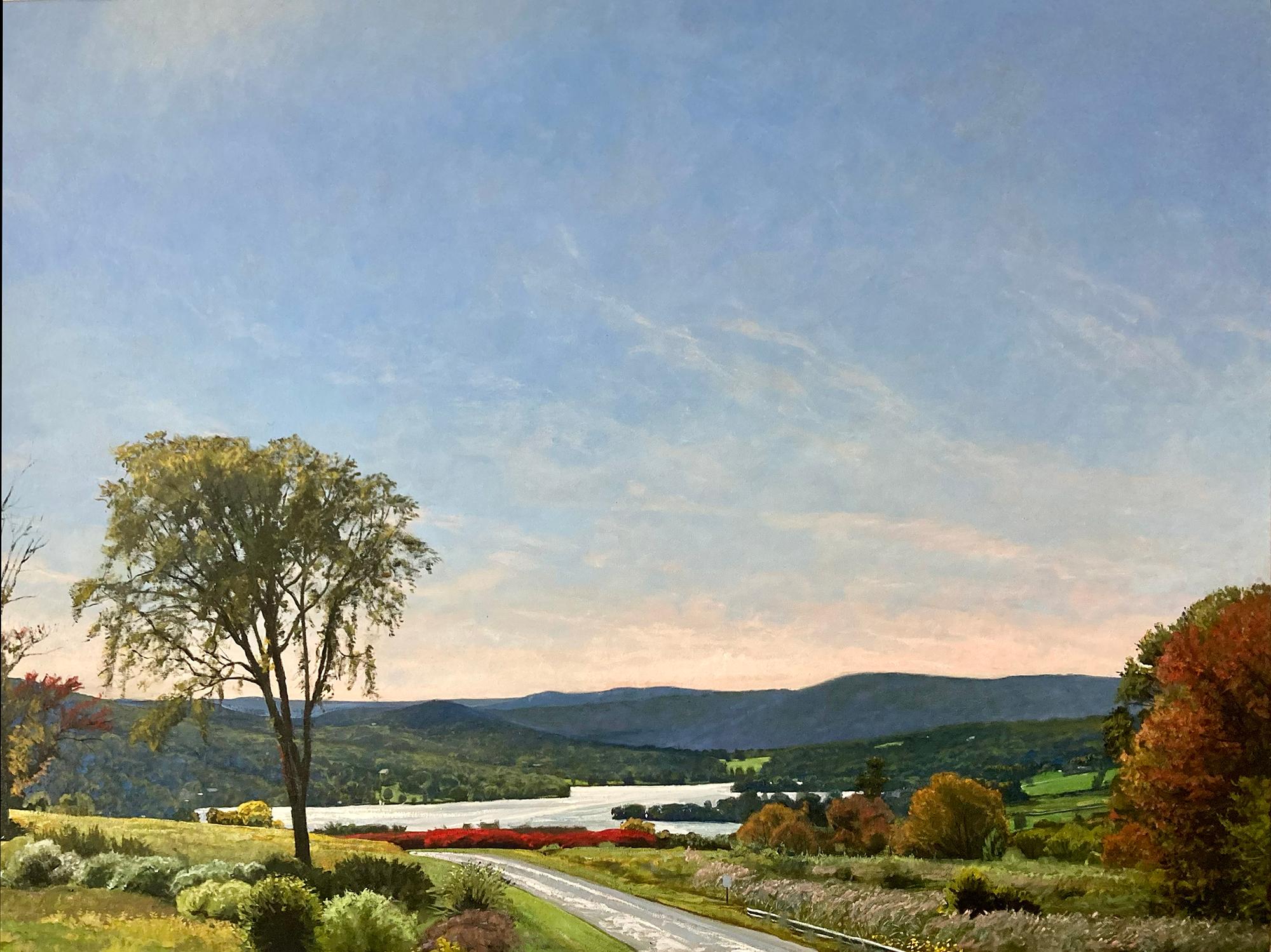 Eric Forstmann Landscape Painting – Tanner Hill Noon