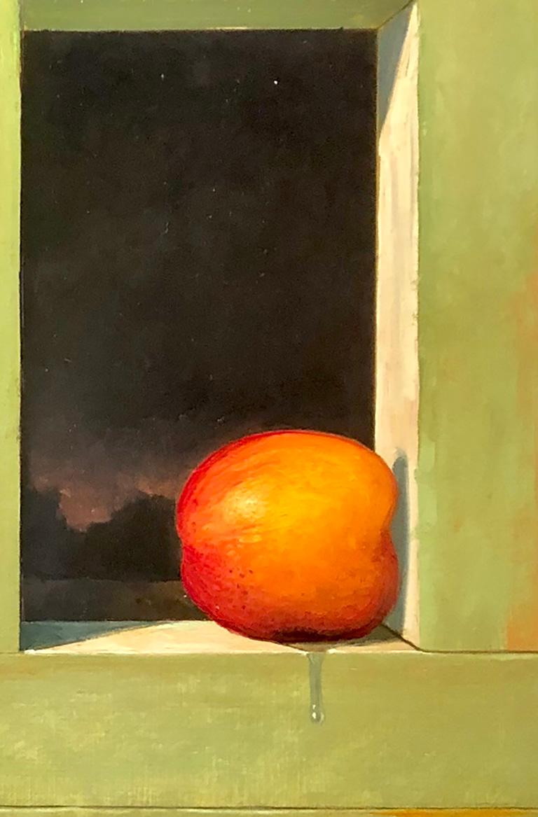 The Overripe Peach Looked Wistfully Toward the City... - Painting by Eric Forstmann
