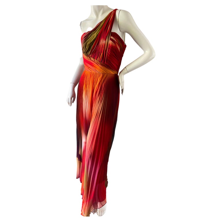 Eric Gaskins Elegant Draped One Shoulder Ombre Evening Dress at 1stDibs |  eric ungaro, gaskins clothing, eric dresses on sale
