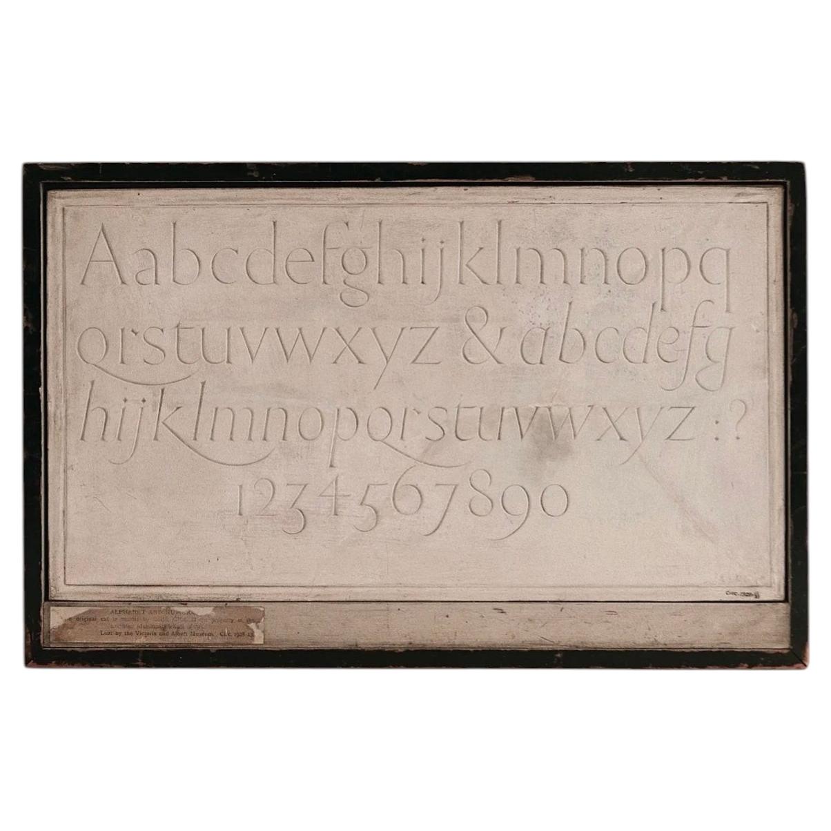 Eric Gill (1882 - 1940) Alphabet