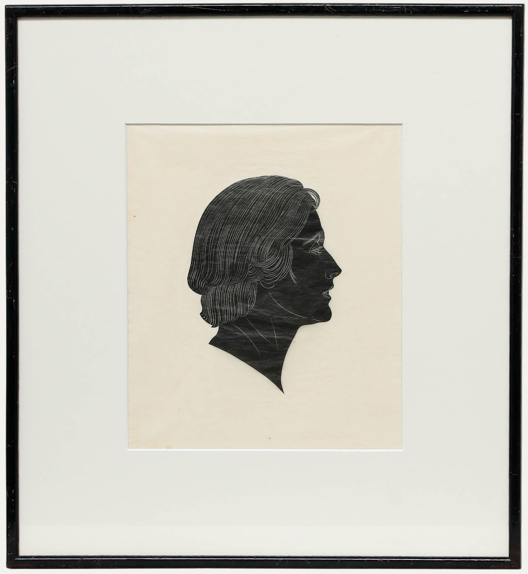 Eric Gill (1882-1940) - Frühes 20. Jahrhundert Holzschnitt, Clare, Mrs Pepler