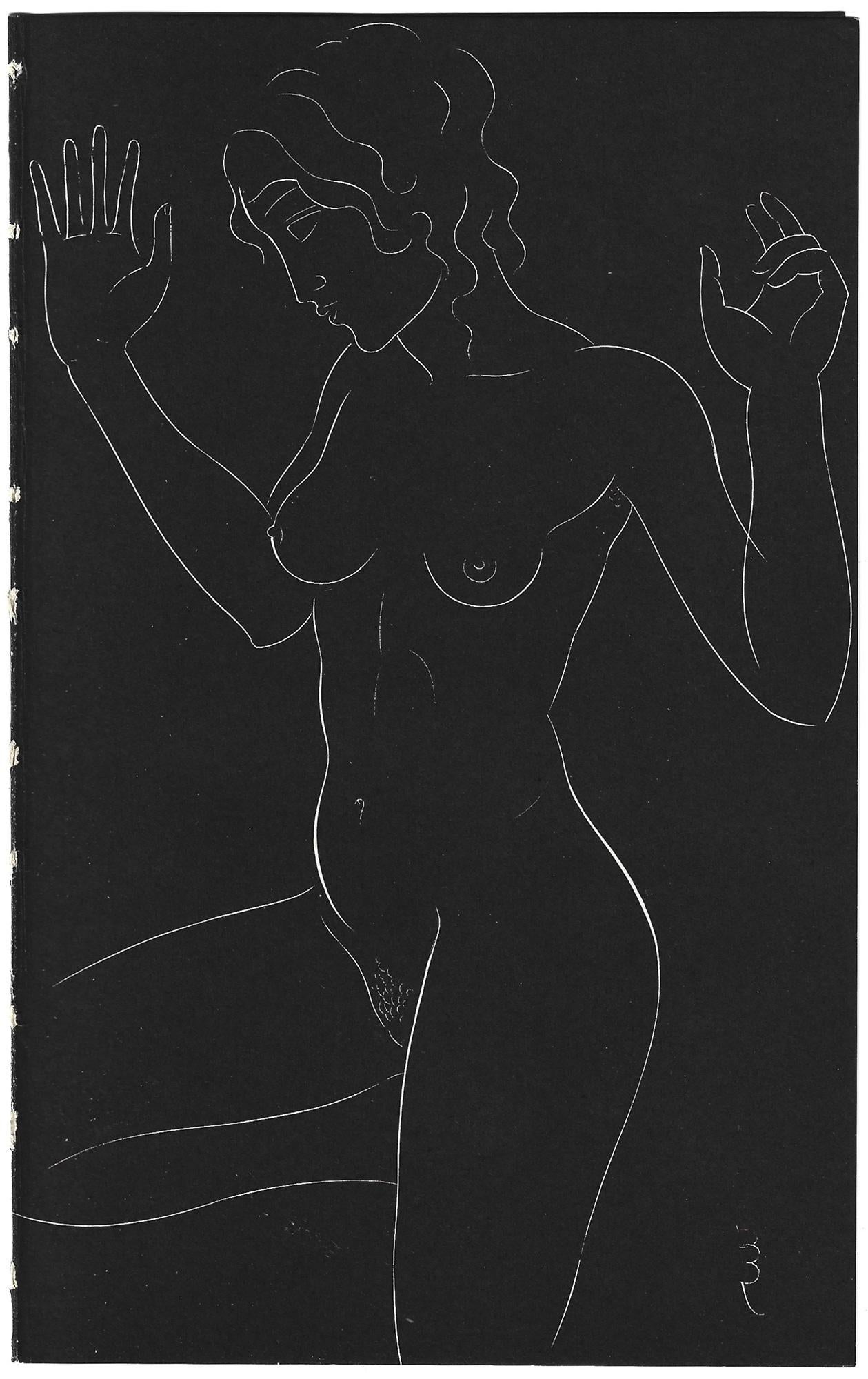Two blocks from Twenty-Five Nudes by Eric Gill, 1938 For Sale 2