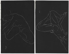 Due blocchi da Venticinque nudi di Eric Gill, 1938